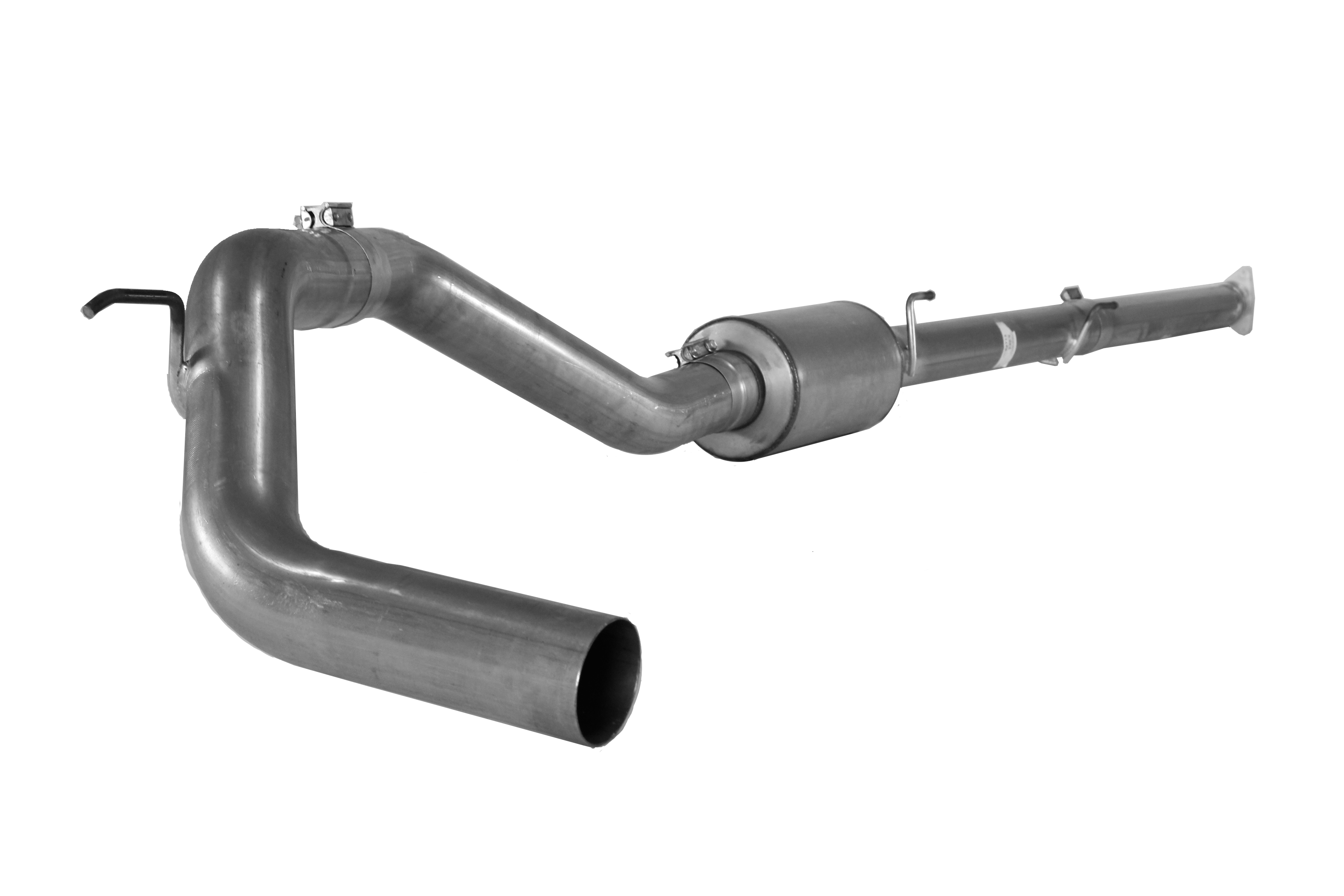 2016-2019 Nissan Cummins 4" Downpipe Back Exhaust w/ Muffler (FLO-878)-Downpipe Back Exhaust System-Flo-Pro-441001-Dirty Diesel Customs