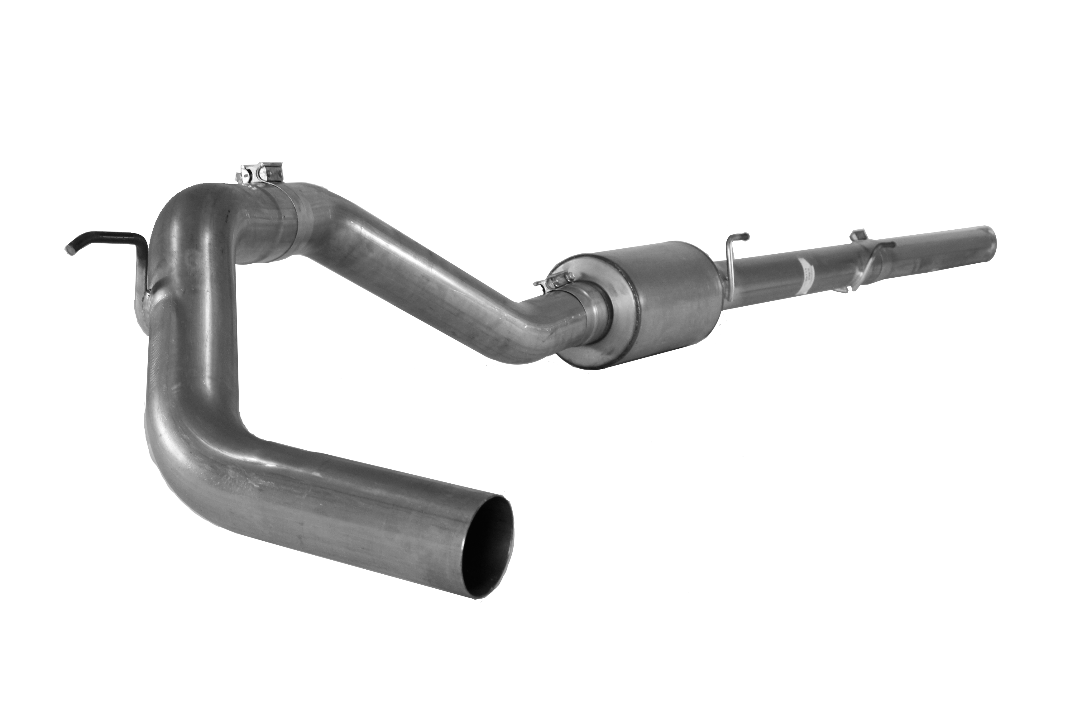 2016-2019 Nissan Cummins 4" Downpipe Back Exhaust w/ Muffler (FLO-878)-Downpipe Back Exhaust System-Flo-Pro-442001-Dirty Diesel Customs