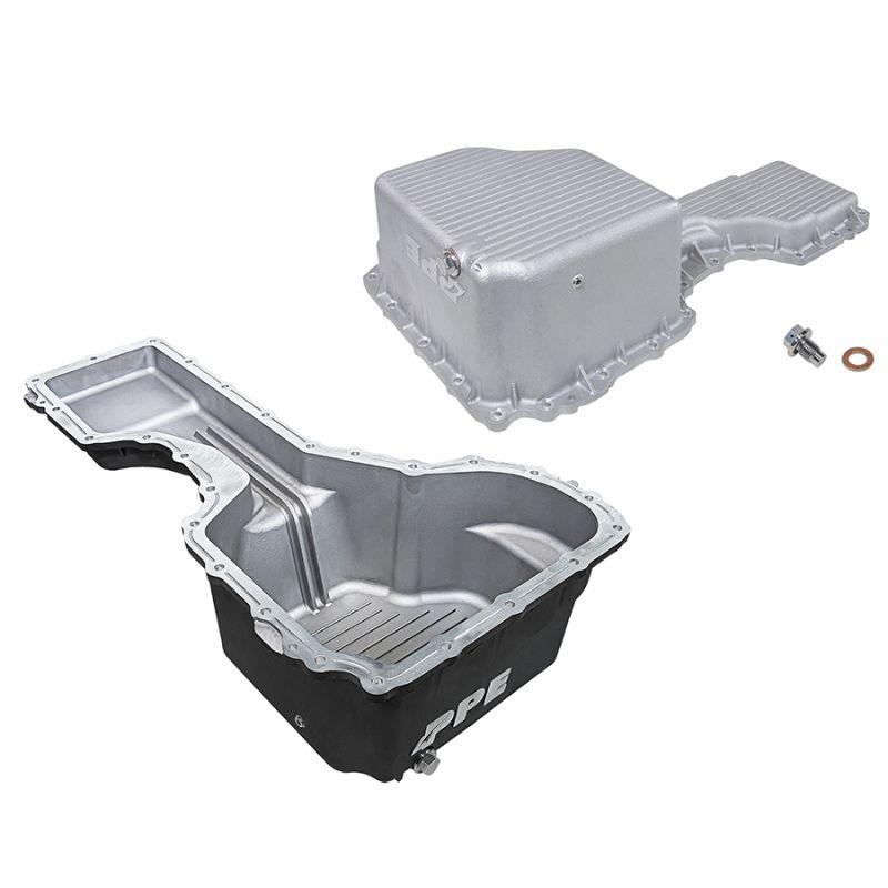 2017-2019 Duramax Deep-Capacity Raw Cast Aluminum Oil Pan (114053000)-Oil Pan-PPE-Dirty Diesel Customs