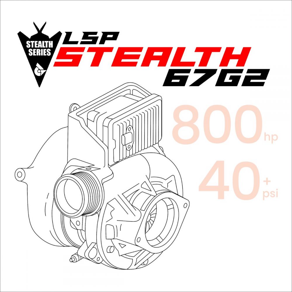 2017-2019 Duramax Stealth Mach 2 67 Turbocharger w/ Actuator (DM1JK1070303010)-Stock Turbocharger-Calibrated Power-Dirty Diesel Customs