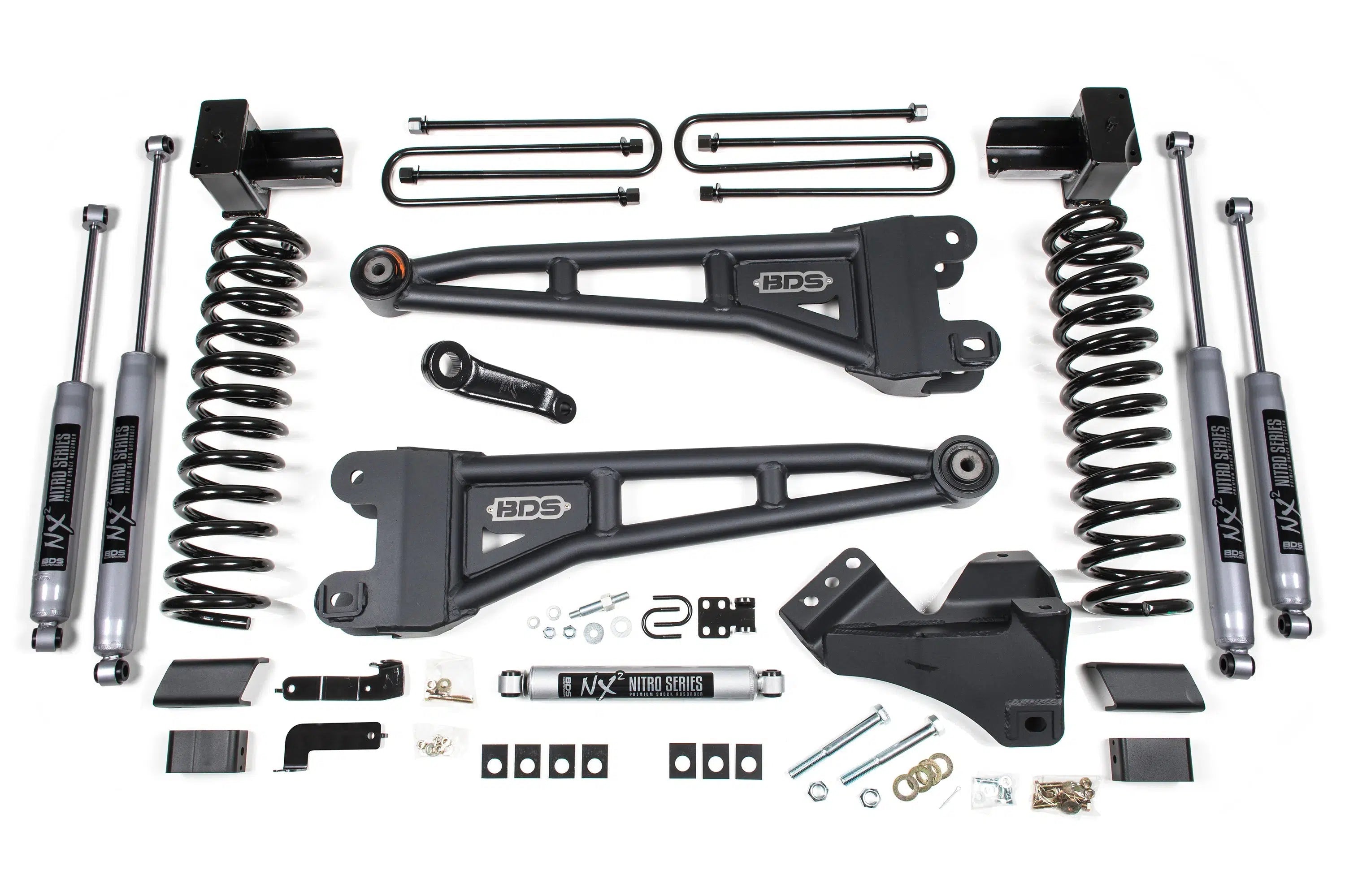 2017-2019 Powerstroke DRW 4" Radius Arm Lift Kit (BDS1575H)-Lift Kit-BDS-Dirty Diesel Customs