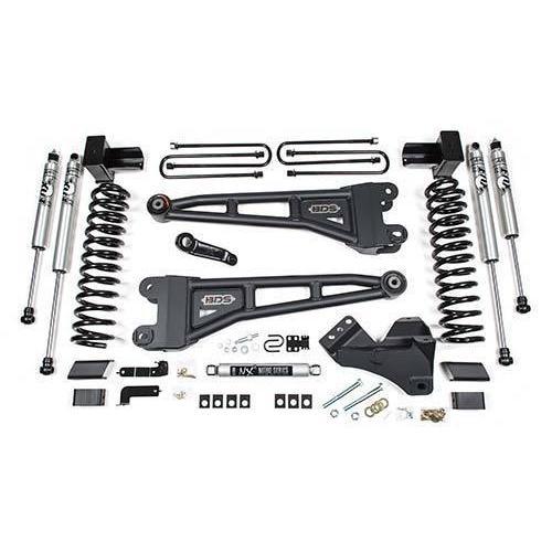 2017-2019 Powerstroke DRW 4" Radius Arm Lift Kit (BDS1575H)-Lift Kit-BDS-Dirty Diesel Customs