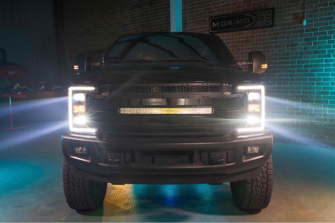 2017-2019 Powerstroke XB Hybrid LED Headlights (LF554.2)-Headlights-Morimoto-Dirty Diesel Customs