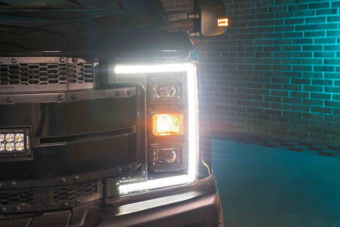 2017-2019 Powerstroke XB Hybrid LED Headlights (LF554.2)-Headlights-Morimoto-Dirty Diesel Customs