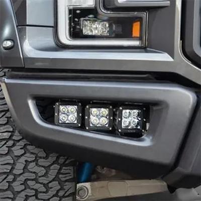 2017-2021 Raptor Fog Light Mount w/ 4-Pack LED Pods (10-30241)-Light Bar Mounts-Speed Demon-10-30241-Dirty Diesel Customs