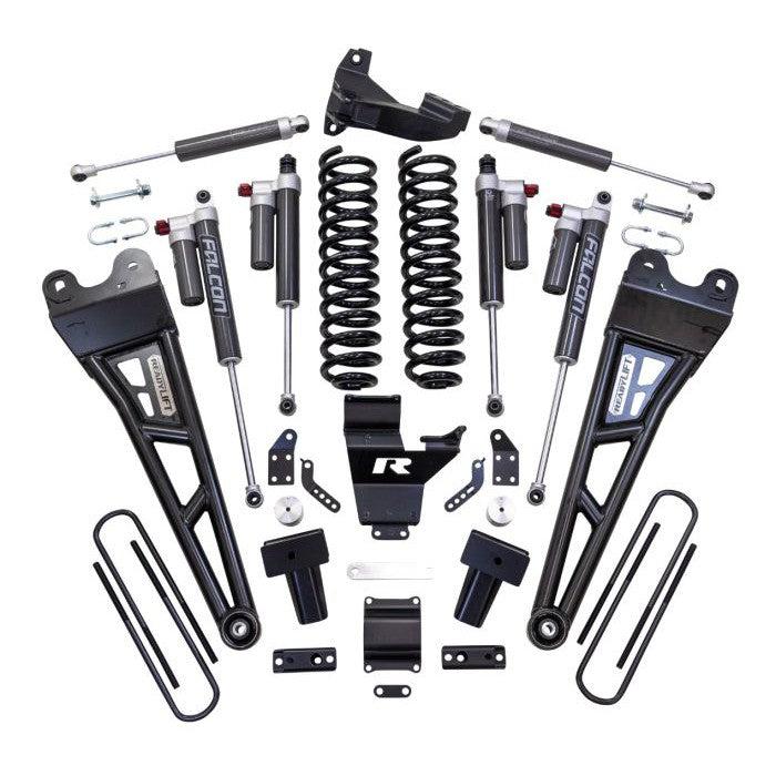 2017-2022 Powerstroke 4" Coil Spring Suspension System W/ Falcon Max3.3 Shocks & Radius Arms (43-27440)-Suspension Components-ReadyLift-43-27440-Dirty Diesel Customs