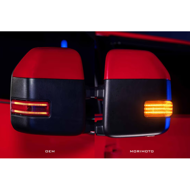 2017-2022 Powerstroke XB LED Mirror Lights (LFM84)-Side Mirror Lenses-Morimoto-LFM84-Dirty Diesel Customs