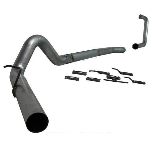 2017-2023 Duramax 4" PLM Series Downpipe-back Race Exhaust System - No Muffler (C6056PLM)-Downpipe Back Exhaust System-P1 Performance Products-Dirty Diesel Customs