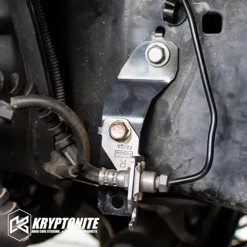 2017-2023 Powerstroke Brake Line Drop Bracket Kit (KRFB17)-Brake Lines-KRYPTONITE-KRFB17-Dirty Diesel Customs