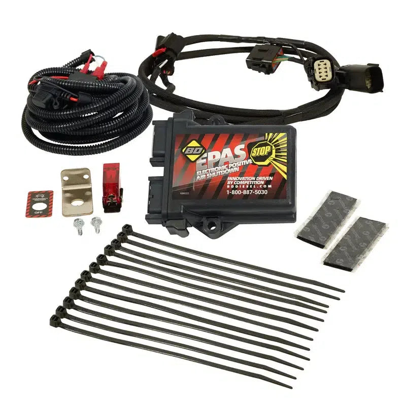 2017-2024 Duramax Emergency Positive Air Shutoff (1036761)-Positive Air Shut-Off-BD Diesel-Dirty Diesel Customs