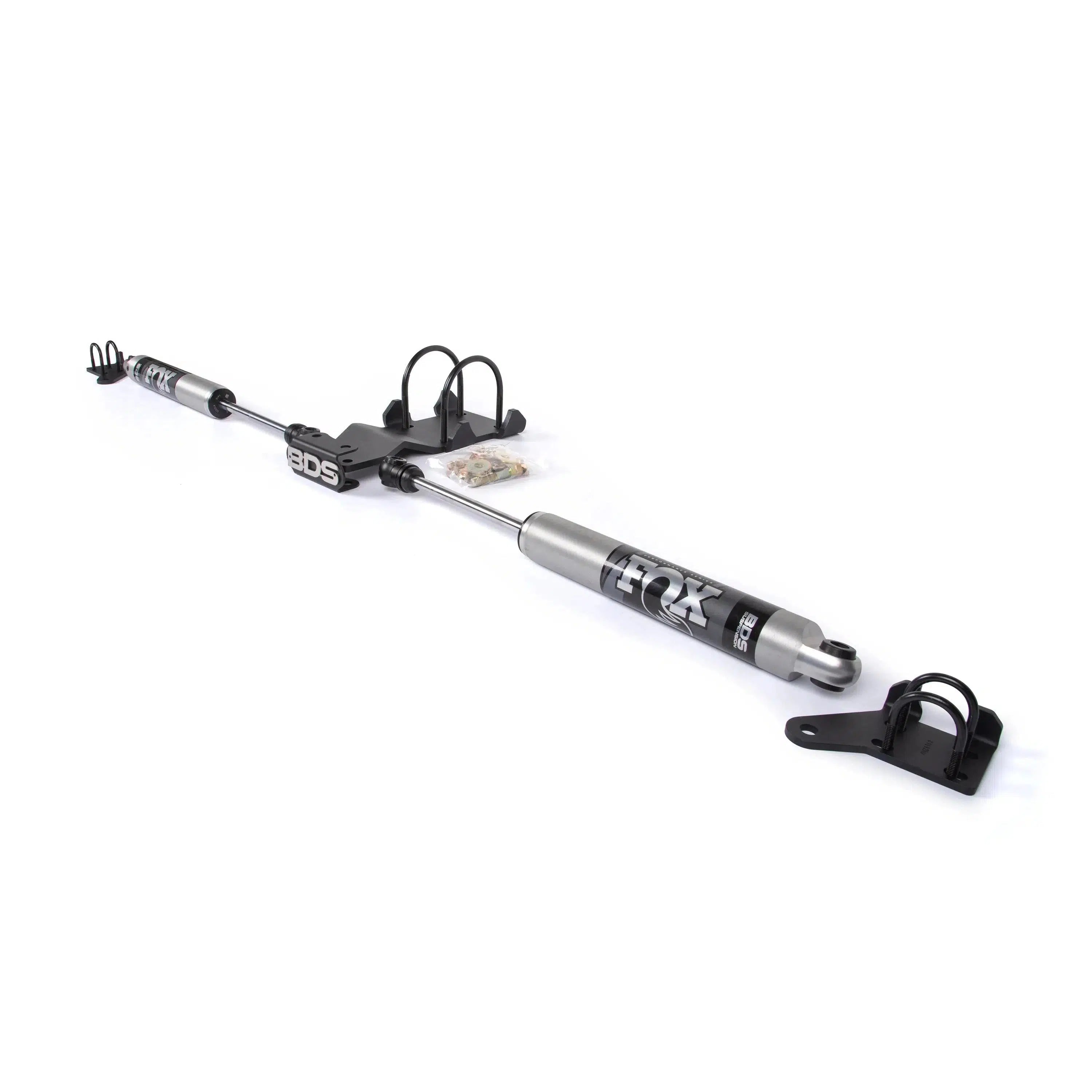 2017-2024 Powerstroke Fox Dual Steering Stabilizer (BDS2001FS)-Steering Stabilizer-BDS-Dirty Diesel Customs