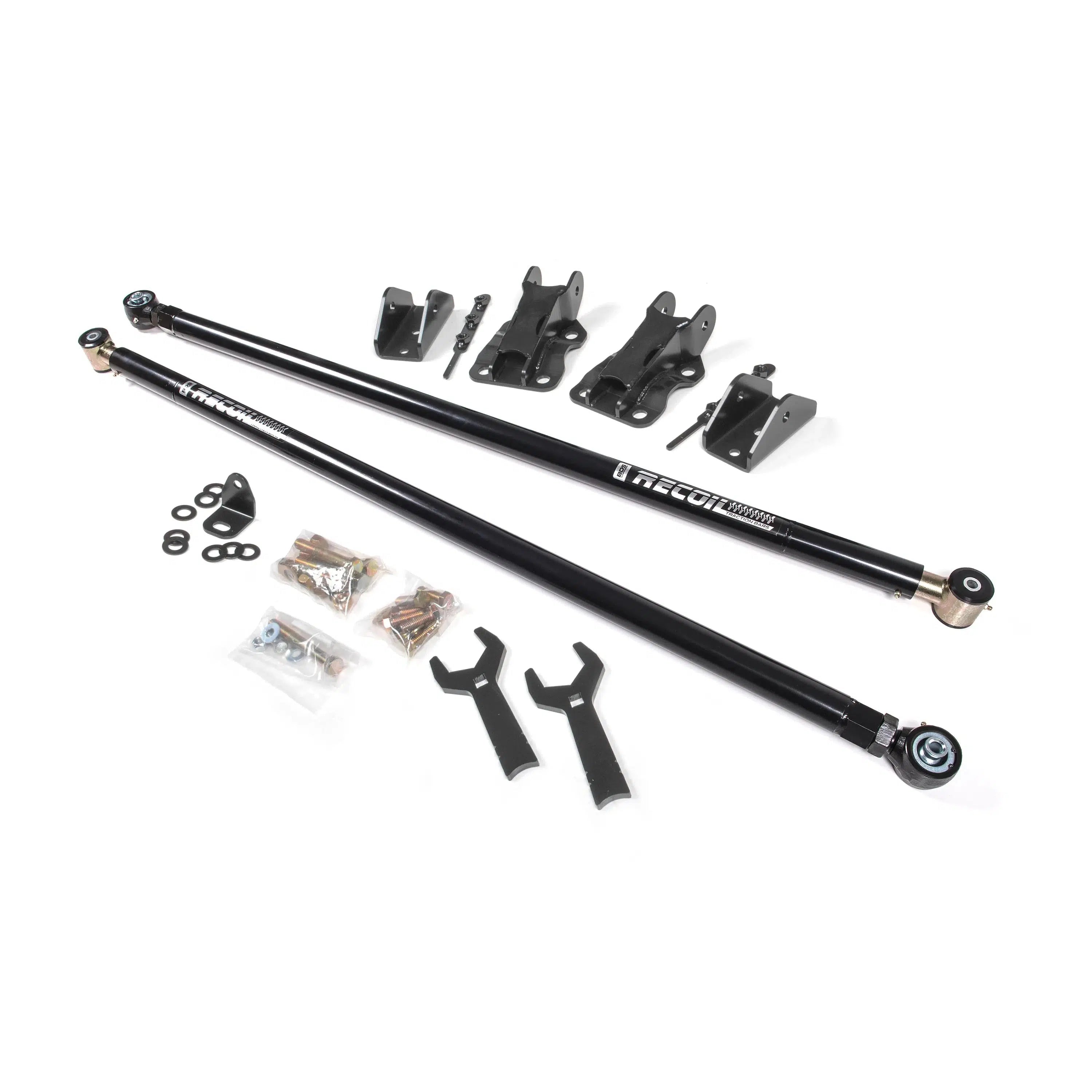 2017-2024 Powerstroke Recoil Traction Bar Kit - 3.5-4" Axle (BDS2309)-Traction Bars-BDS-Dirty Diesel Customs