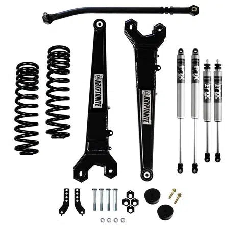 2017-2024 Powerstroke Stage 3 Leveling Kit w/ Fox Shocks (KRFD17STAGE3FOX)-Leveling Kit-KRYPTONITE-KRFD17STAGE3FOX-Dirty Diesel Customs