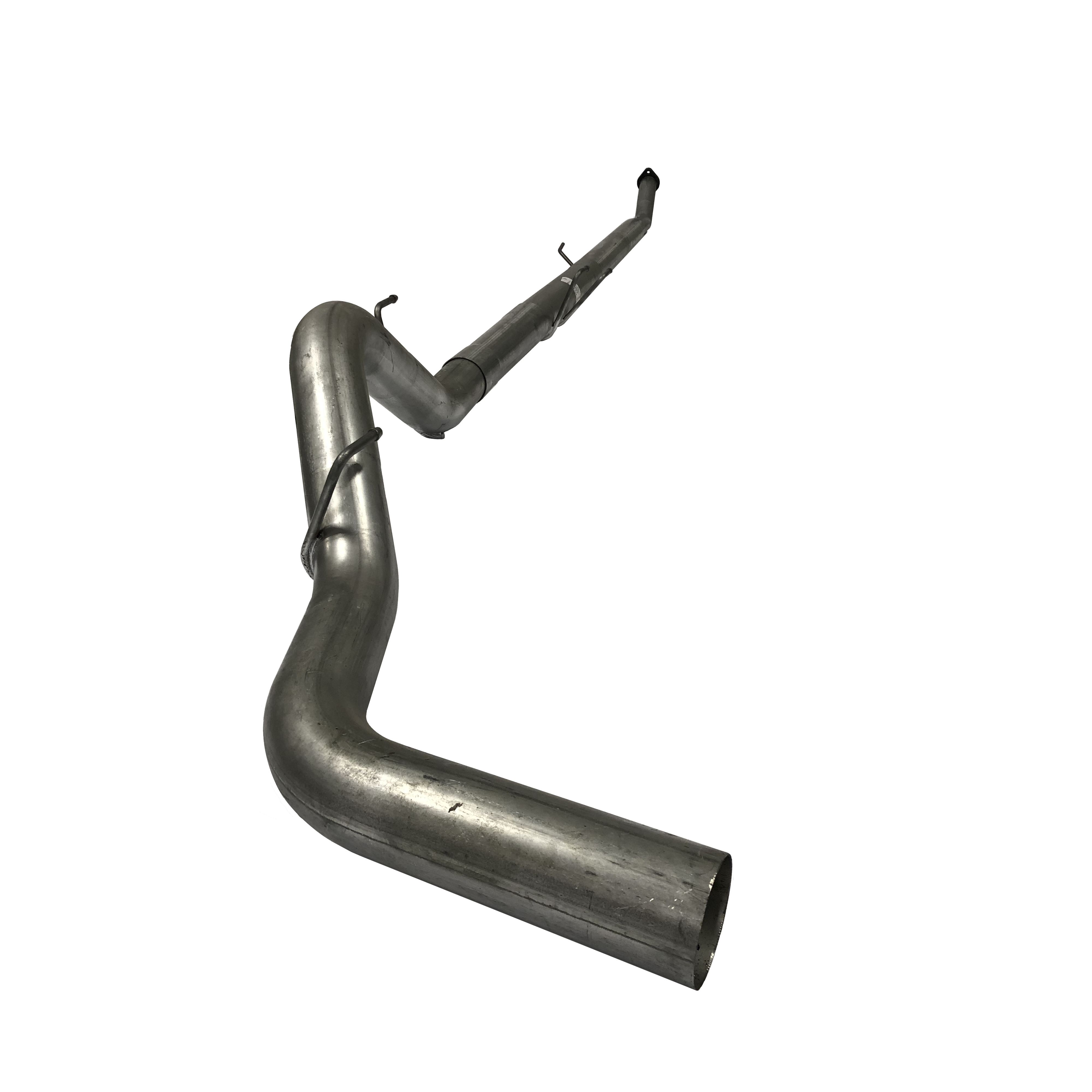 2018-2020 F-150 Powerstroke 4" Turboback Exhaust System No Muffler (FLO 889NM)-Turbo Back Exhaust System-Flo-Pro-421019-Dirty Diesel Customs