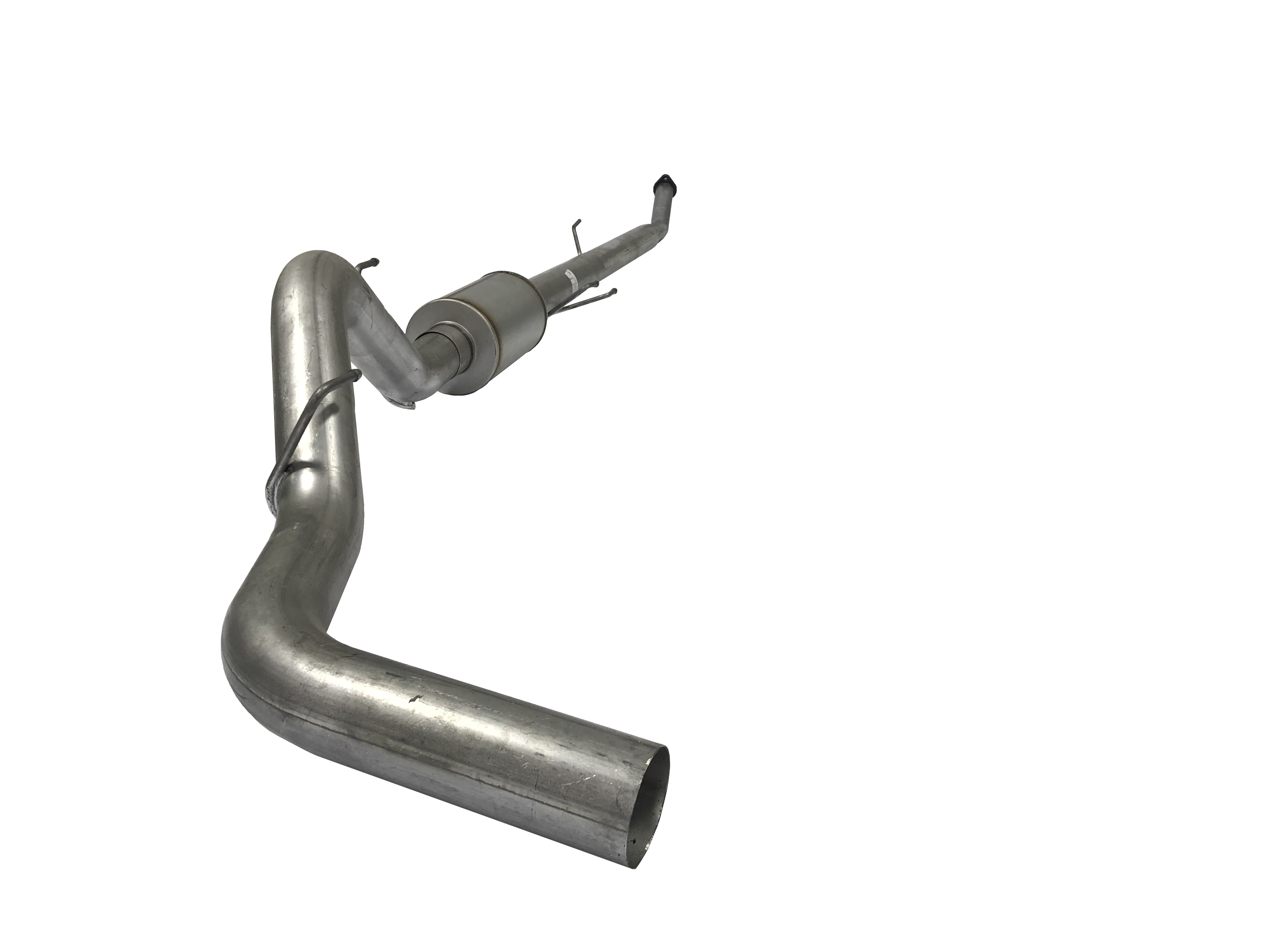 2018-2020 F-150 Powerstroke 4" Turboback Exhaust System w/ Muffler (FLO 889)-Turbo Back Exhaust System-Flo-Pro-Dirty Diesel Customs