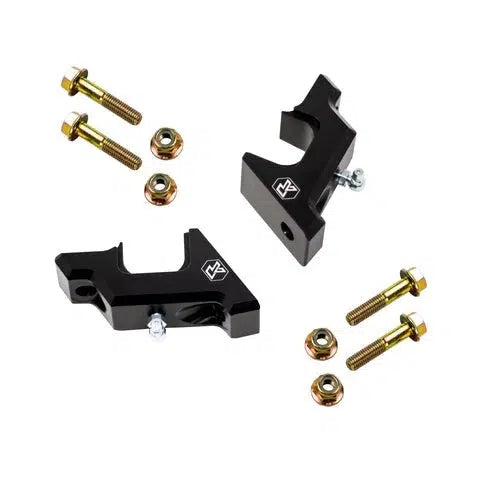 2018-2021 Polaris Death Grip Front Sway Bar Bracket Kit (KRZRFSB3)-Sway Bar Relocation Brackets-KRYPTONITE-KRZRFSB3-Dirty Diesel Customs