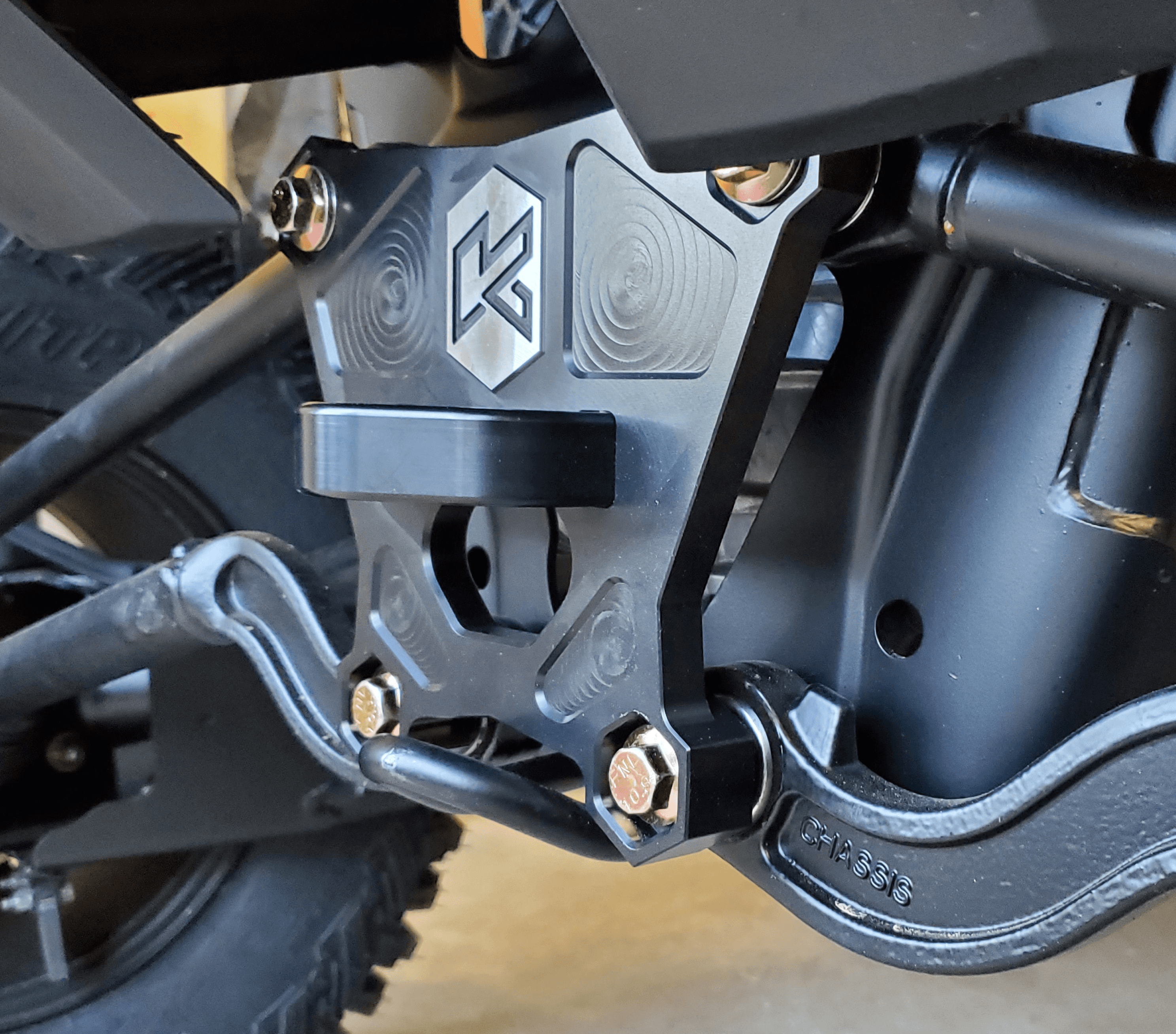 2018-2021 Polaris Death Grip Rear Radius Plate (KRZRRP1S)-UTV Steering Components-KRYPTONITE-Dirty Diesel Customs