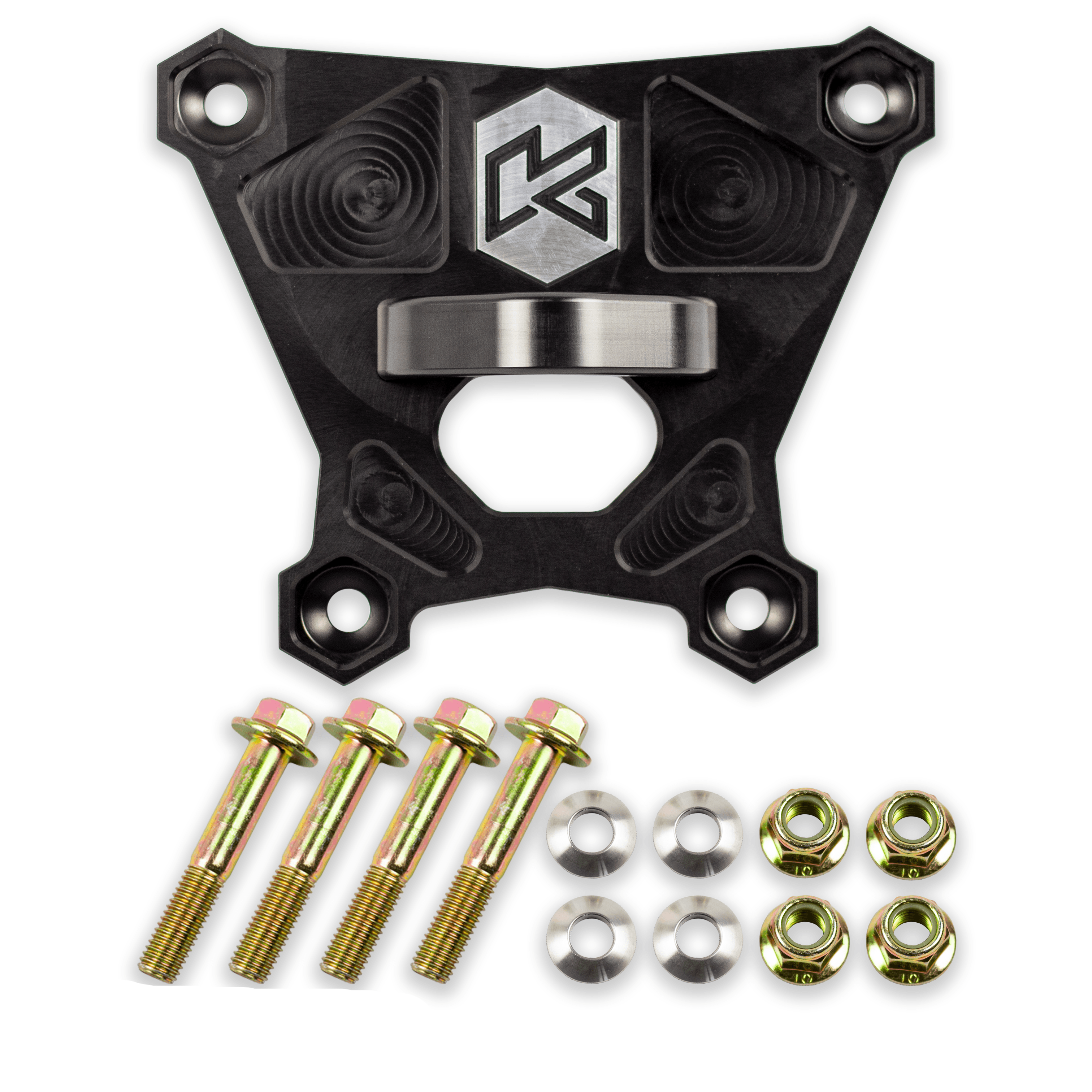 2018-2021 Polaris Death Grip Rear Radius Plate (KRZRRP1S)-UTV Steering Components-KRYPTONITE-KRZRRP1S-Dirty Diesel Customs