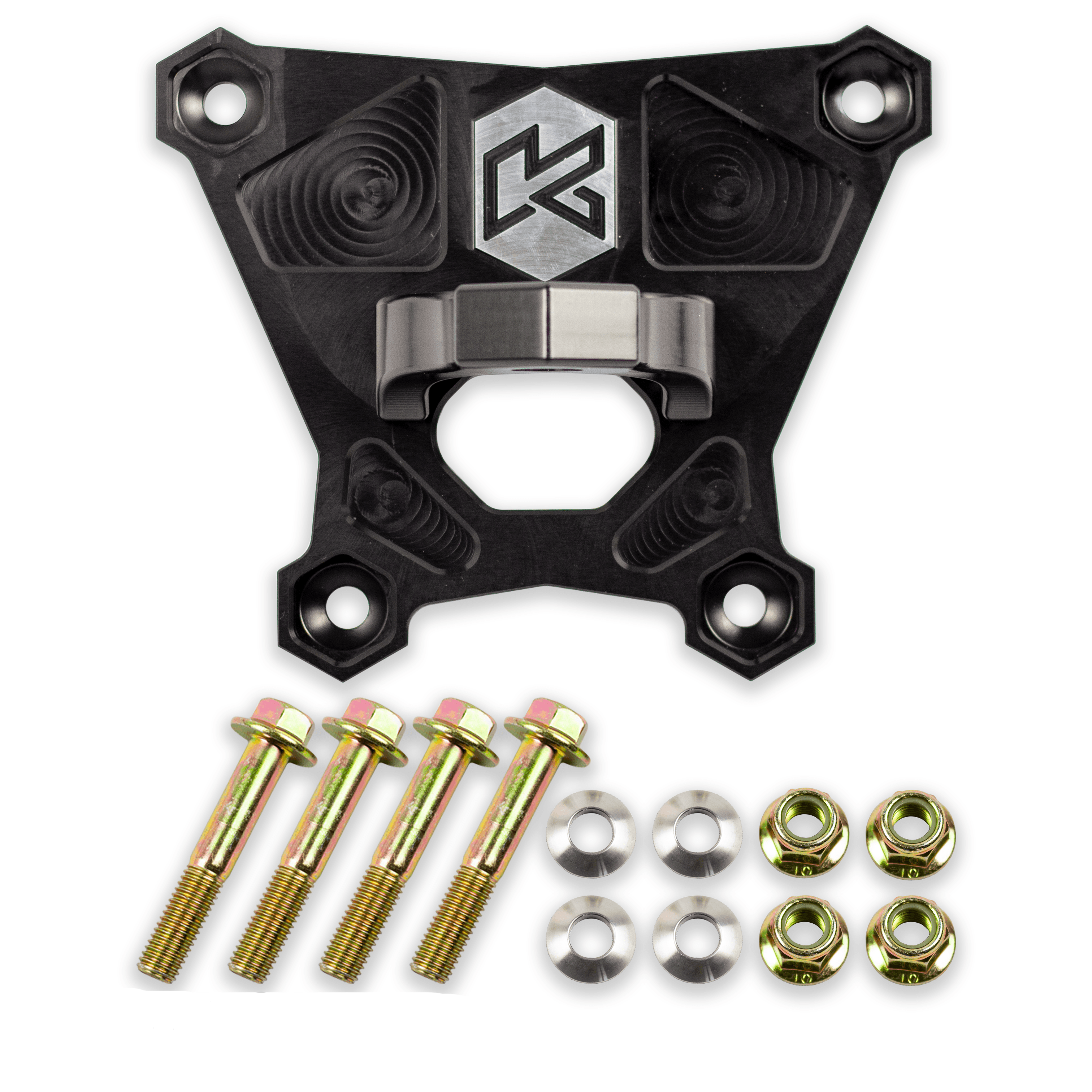 2018-2021 Polaris Death Grip Rear Radius Plate (KRZRRP1S)-UTV Steering Components-KRYPTONITE-KRZRRP2S-Dirty Diesel Customs