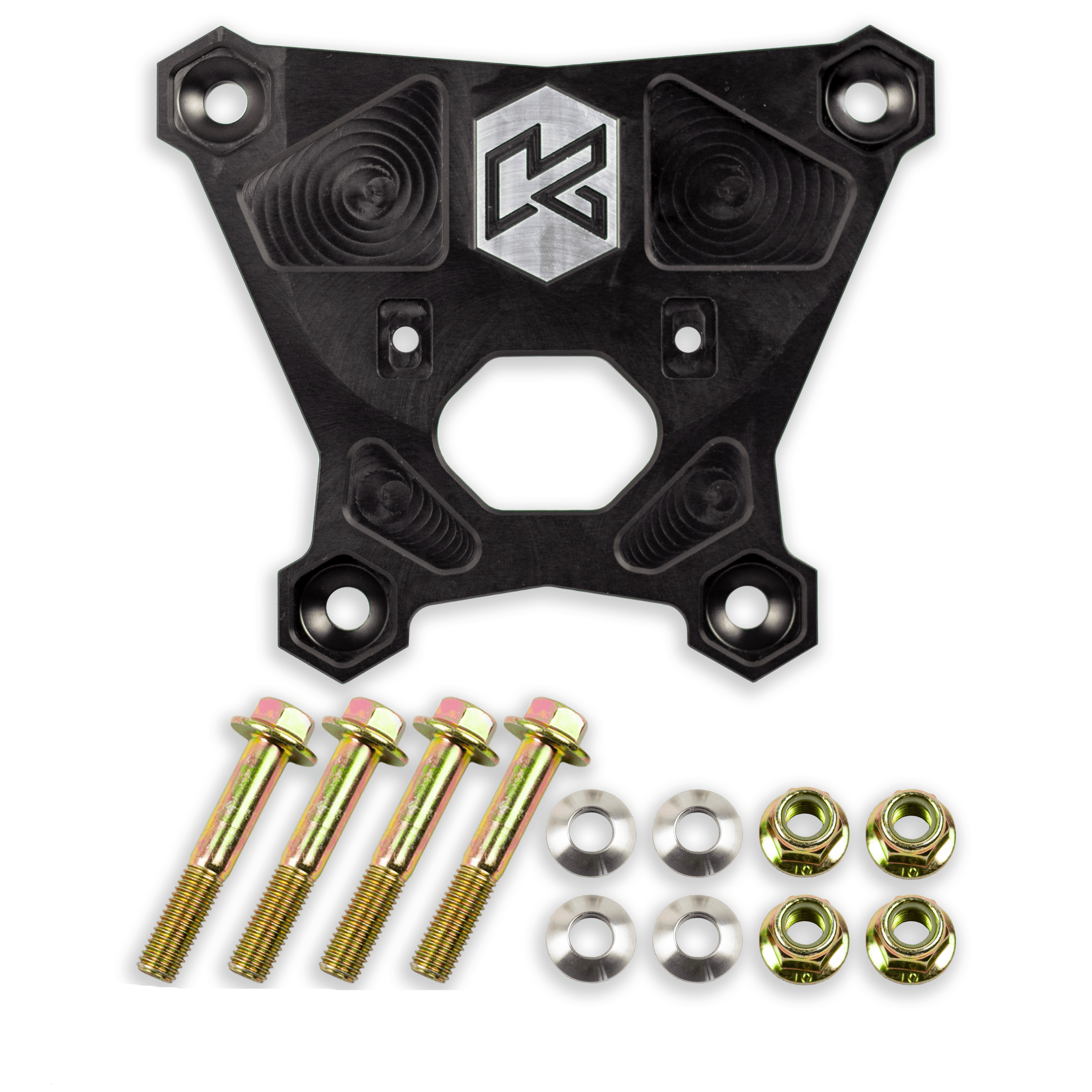 2018-2021 Polaris Death Grip Rear Radius Plate (KRZRRP1S)-UTV Steering Components-KRYPTONITE-KRZRRP3S-Dirty Diesel Customs