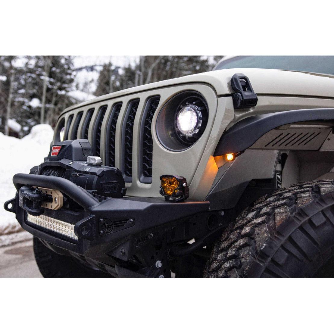 2018-2023 Ecodiesel Wrangler JL/Gladiator JT Super7 Headlights (LF517)-Headlights-Morimoto-LF517-Dirty Diesel Customs