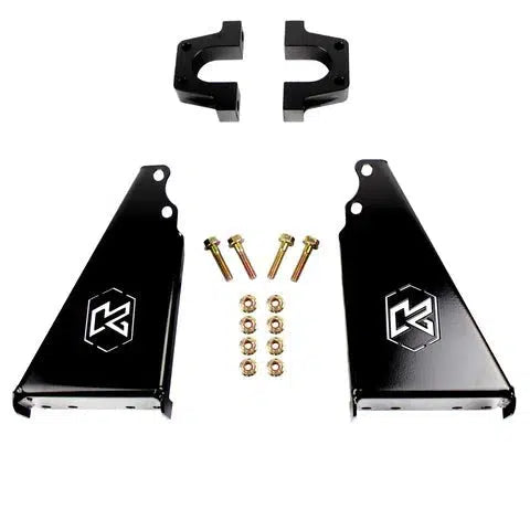 2018-2024 Polaris Death Grip Rear Sway Bar Frame Reinforcement Kit (KRZRRSB4)-Sway Bar Frame Reinforcement Kit-KRYPTONITE-KRZRRSB4-Dirty Diesel Customs