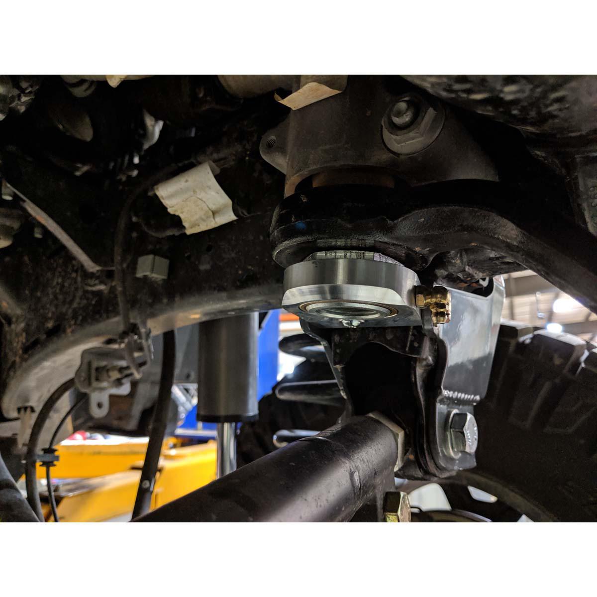 2018 Jeep Front Track Bar w/ Sector Shaft Brace (8869-01)-Track Bar Brace-Synergy MFG-8869-01-Dirty Diesel Customs