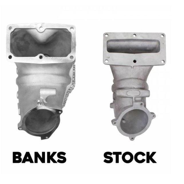 2019-2021 Cummins Monster-Ram Intake System w/ Fuel Line (42795)-Intake Elbows-Banks Power-42795-PC-Dirty Diesel Customs