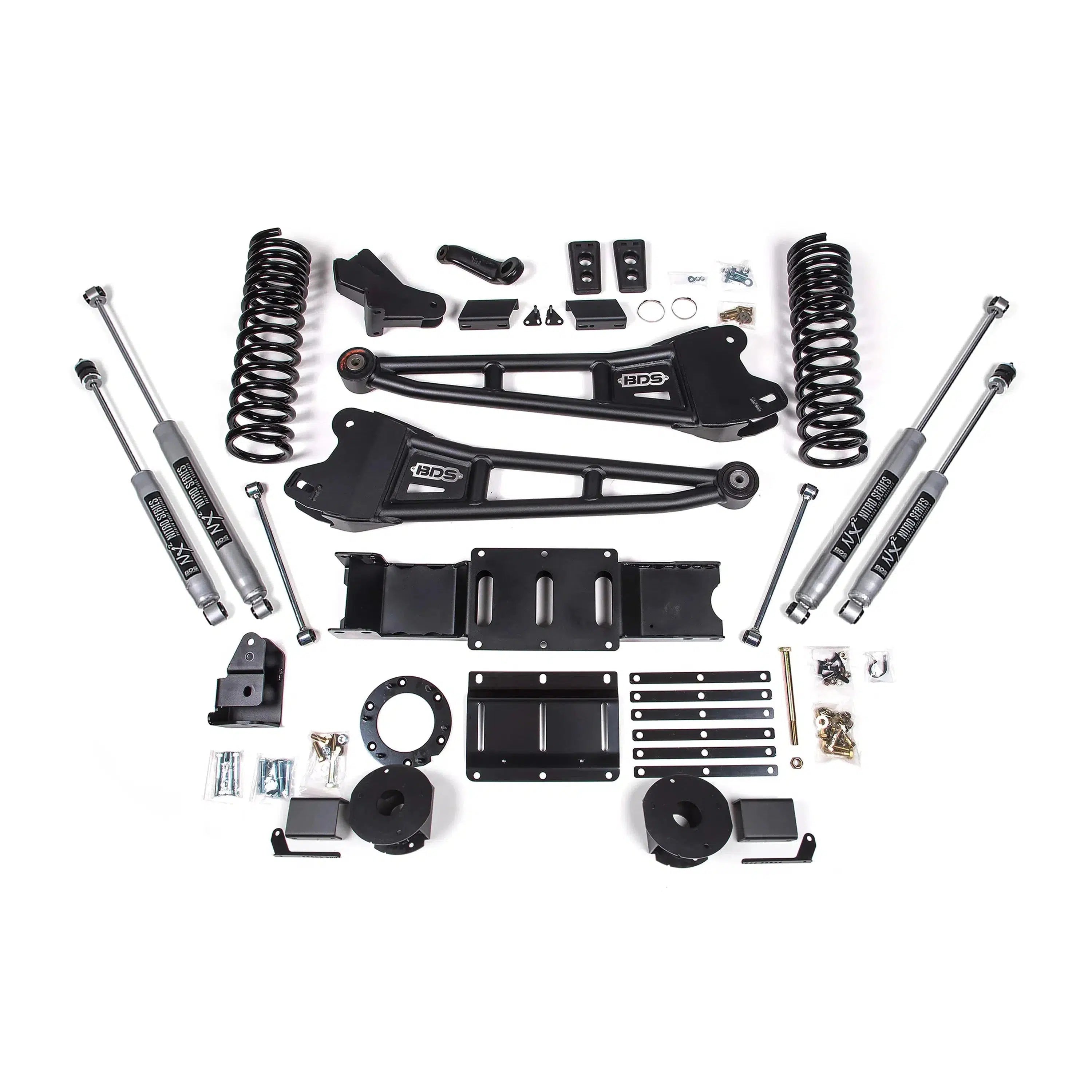 2019-2024 Cummins 2500 4" Lift Kit w/ Radius Arms (BDS1714FS)-Lift Kit-BDS-Dirty Diesel Customs