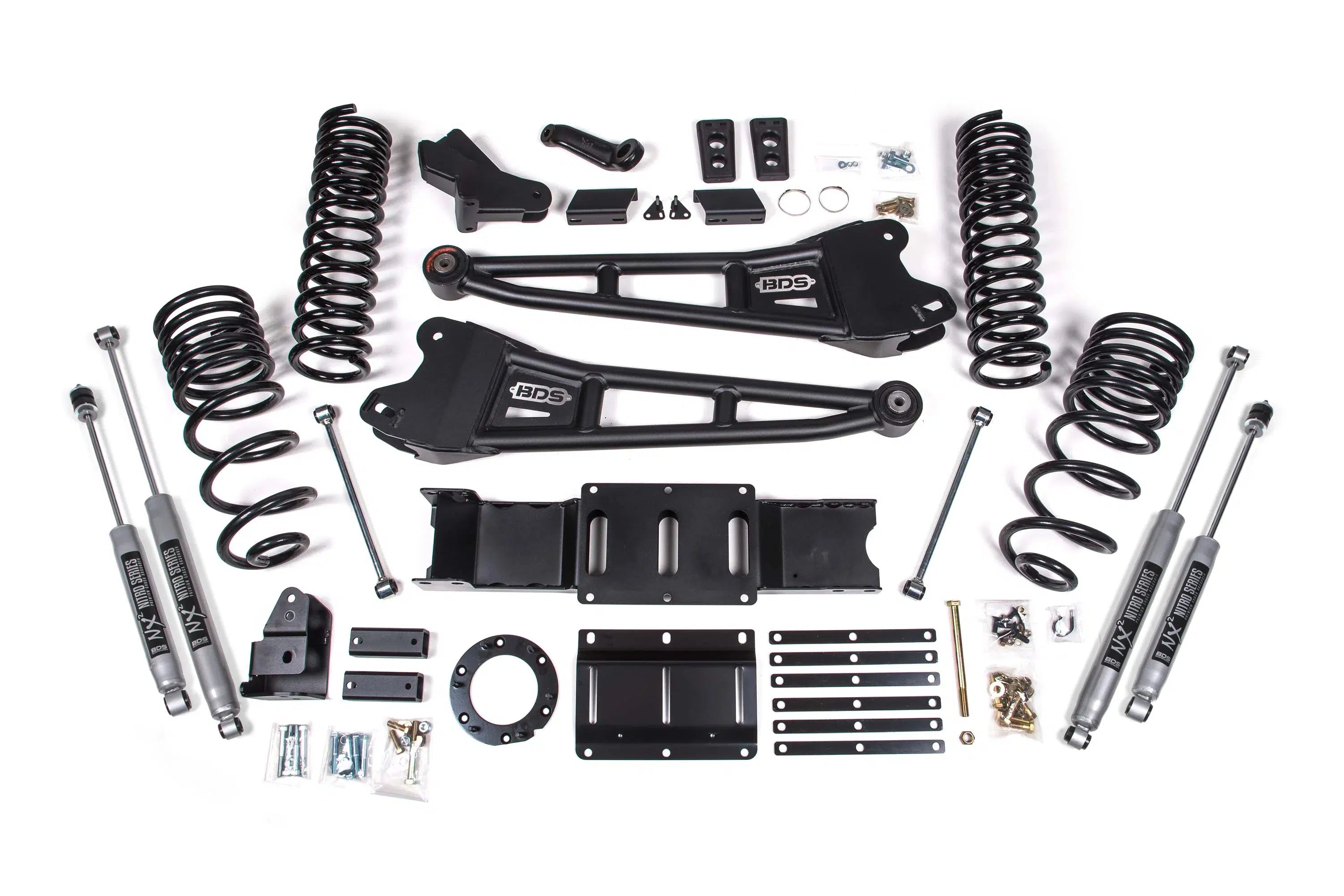 2019-2024 Cummins 2500 4" Radius Arm Lift Kit (BDS1660H)-Lift Kit-BDS-Dirty Diesel Customs