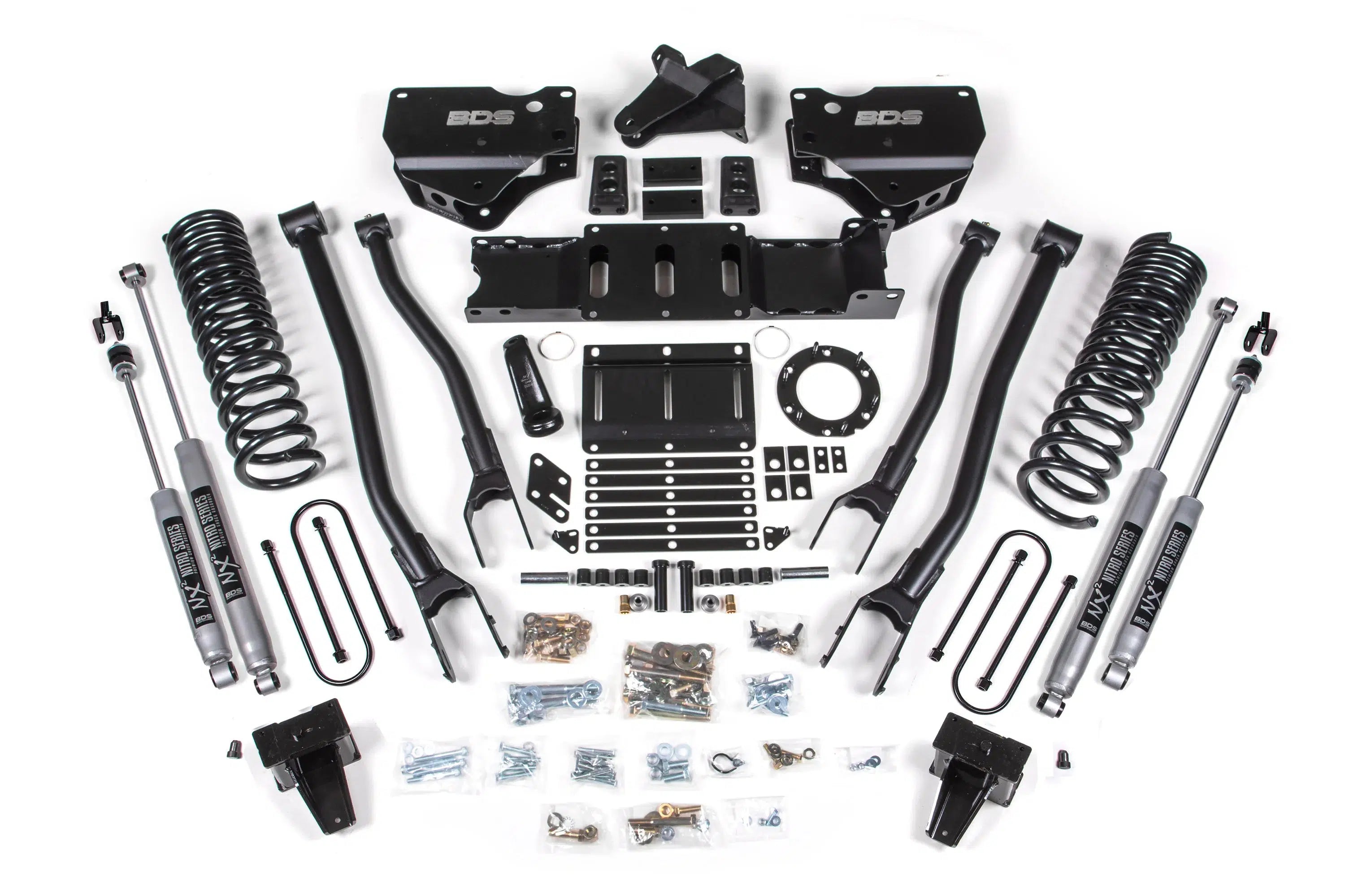 2019-2024 Cummins 3500 4WD 6" 4-Link Lift Kit (BDS1690H)-Lift Kit-BDS-Dirty Diesel Customs