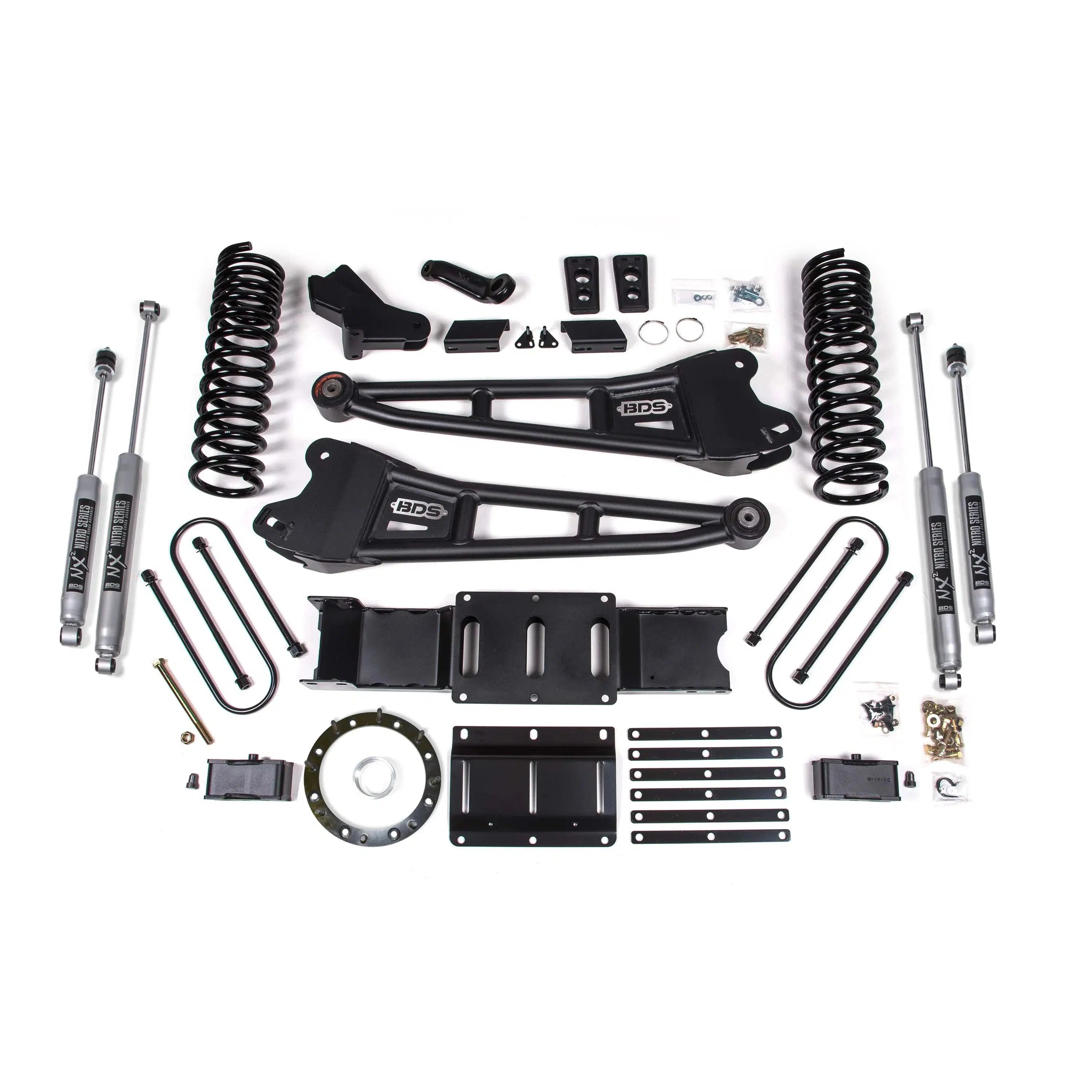 2019-2024 Cummins 4" Radius Arm Lift Kit (BDS1705FS)-Lift Kit-BDS-Dirty Diesel Customs