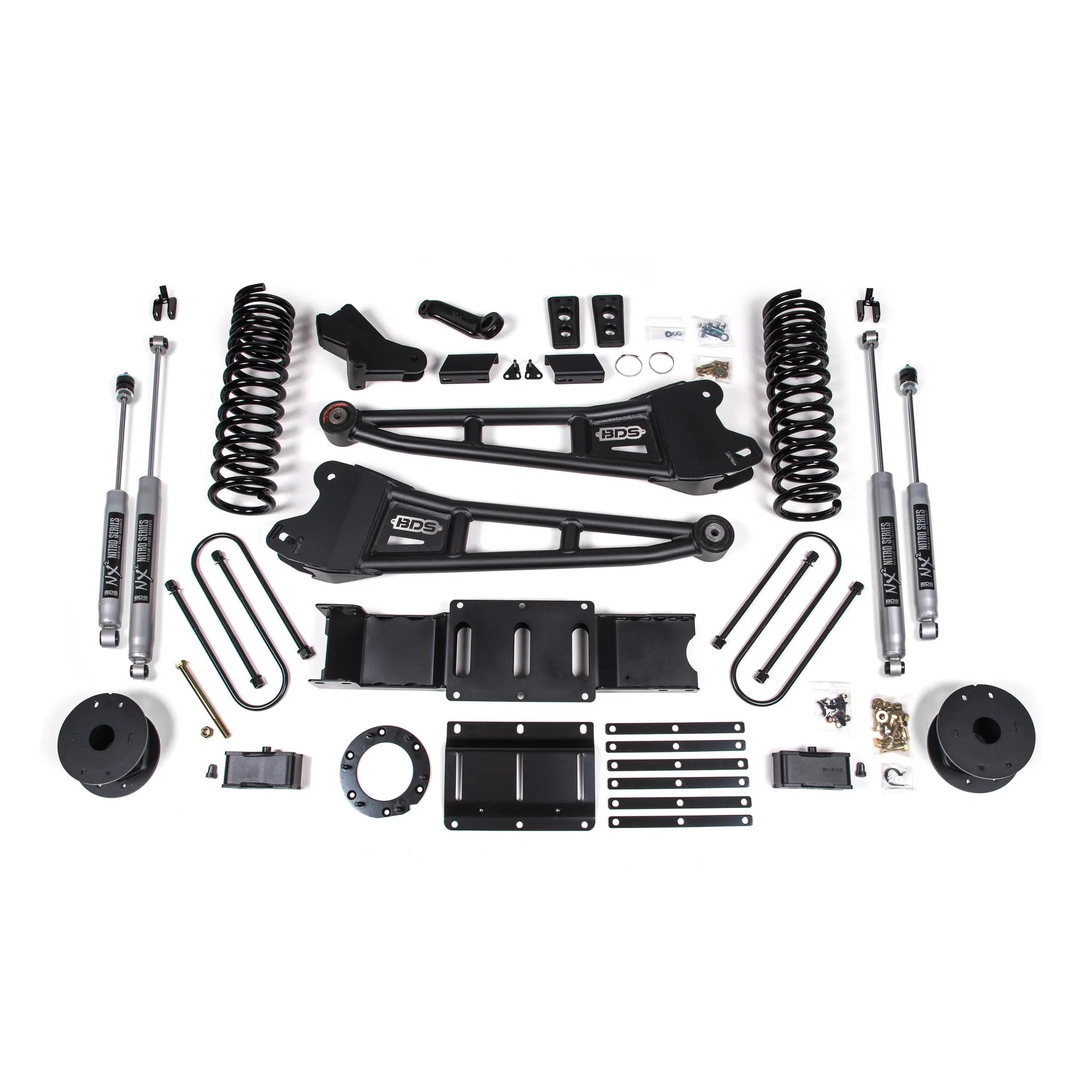 2019-2024 Cummins 4" Radius Arm Lift Kit (BDS1718H)-Lift Kit-BDS-Dirty Diesel Customs