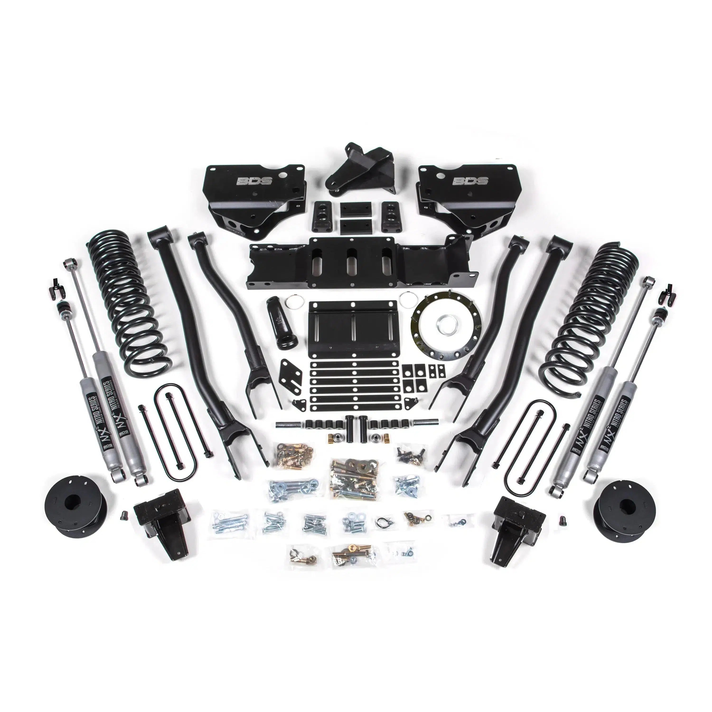 2019-2024 Cummins 6" 4-Link Lift Kit w/ Rear Air Ride (BDS1733H)-Lift Kit-BDS-Dirty Diesel Customs