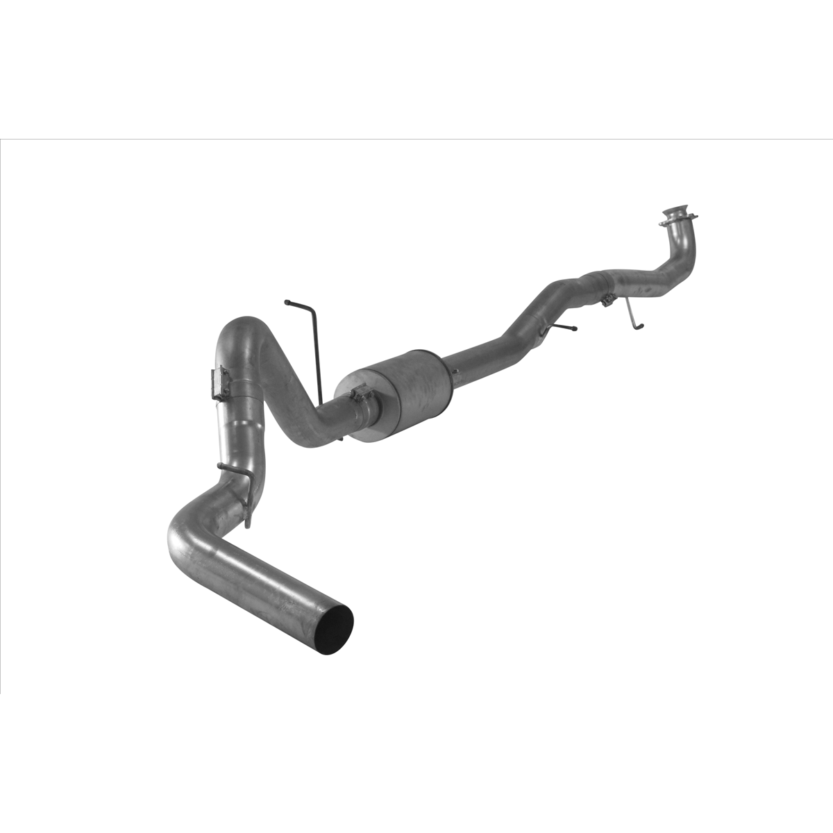 2019+ Cummins 4" Flexpipe Back Exhaust System w/ Muffler (FLO 890)-Downpipe Back Exhaust System-Flo-Pro-411028-Dirty Diesel Customs