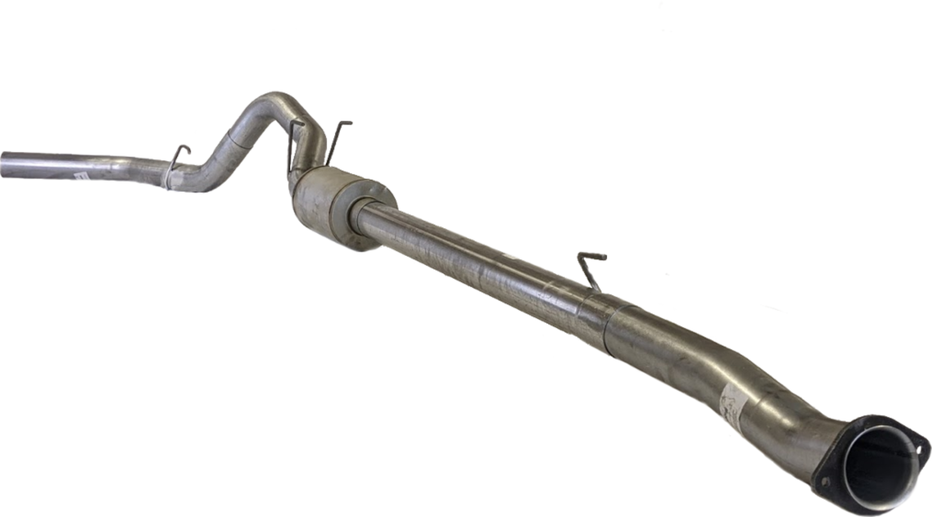 2020-2022 Powerstroke 4" Downpipe Back Exhaust w/ Muffler (FLO-20343)-Downpipe Back Exhaust System-Flo-Pro-421030-Dirty Diesel Customs