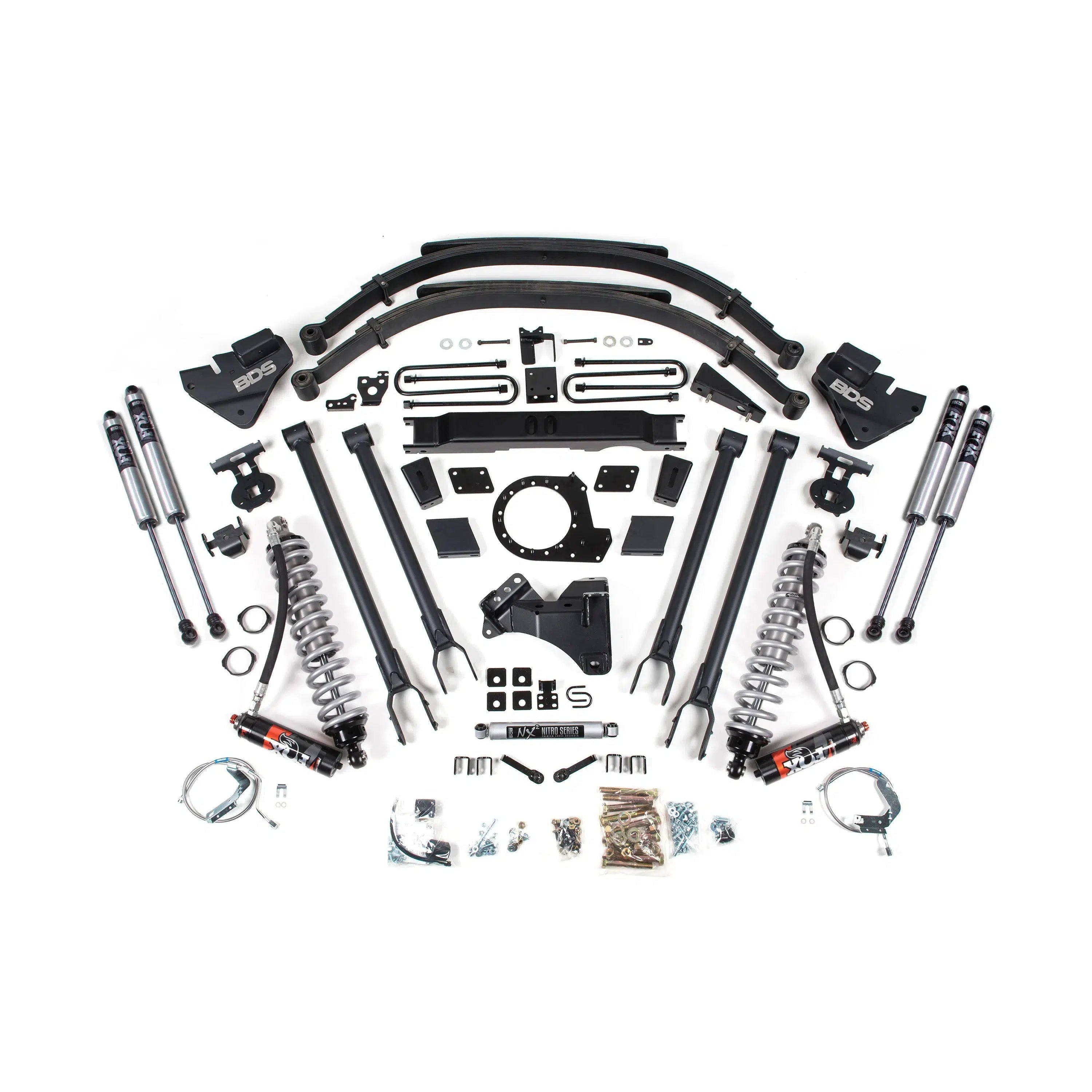 2020-2022 Powerstroke 9" 4-Link Coilover Conversion Lift Kit (BDS1959FPE)-Lift Kit-BDS-BDS1959FPE-Dirty Diesel Customs