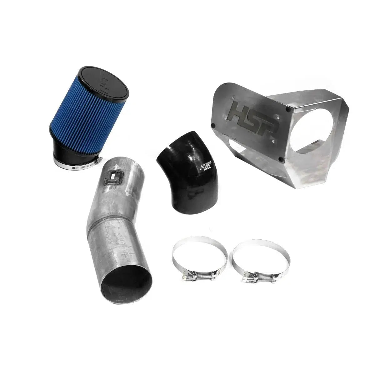 2020-2022 Powerstroke Cold Air Intake (HSP-P-402-3-HSP)-Intake Kit-HSP Diesel-HSP-P-402-3-HSP-RAW-Dirty Diesel Customs