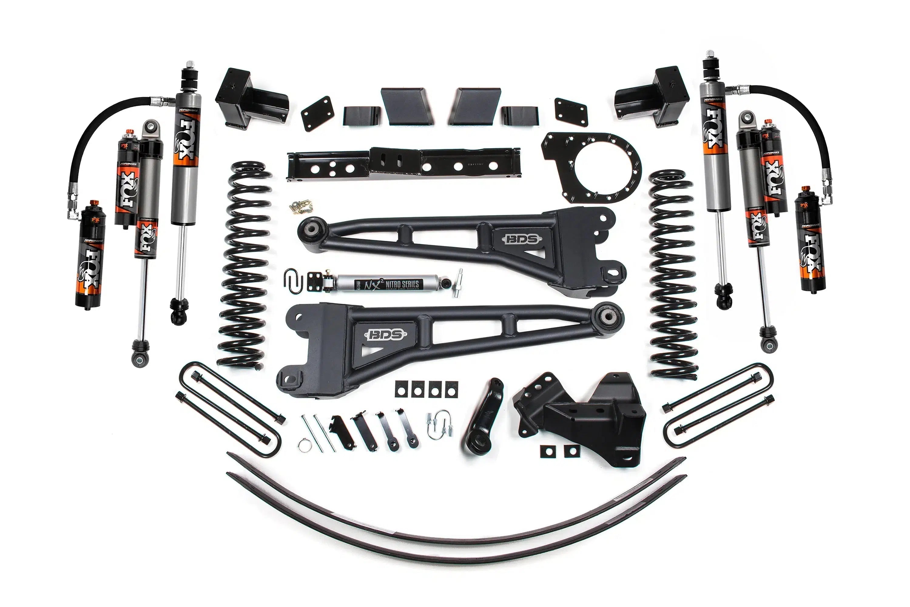 2020-2022 Powerstroke DRW 6" Radius Arm W/ Rear Block Suspension Lift Kit (BDS1573H)-Lift Kit-BDS-Dirty Diesel Customs