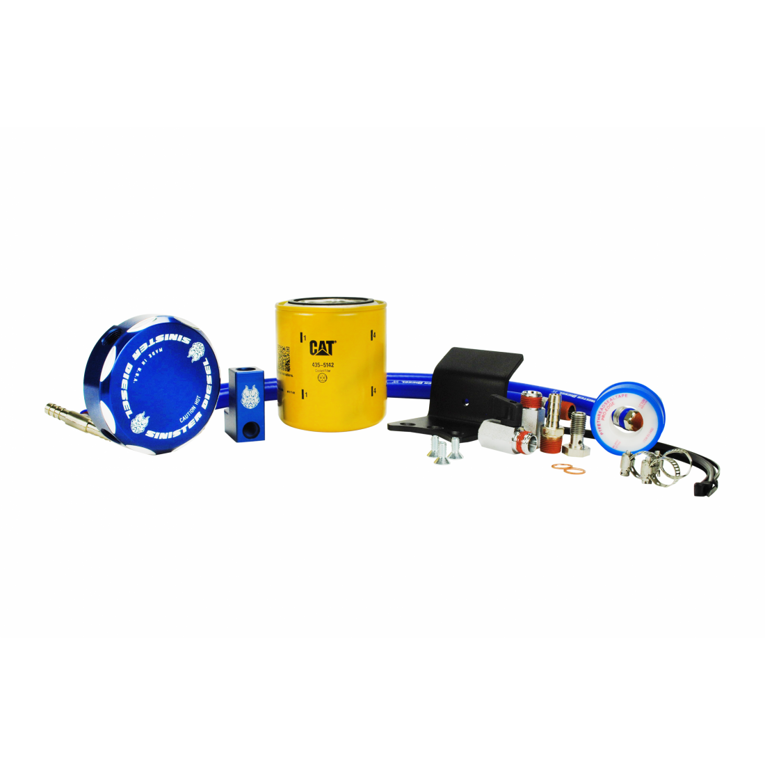 2020-2022 Powerstroke Engine Mounted Coolant Filtration System (SD-CF-6.7P-20)-Coolant Filtration System-Sinister-Dirty Diesel Customs