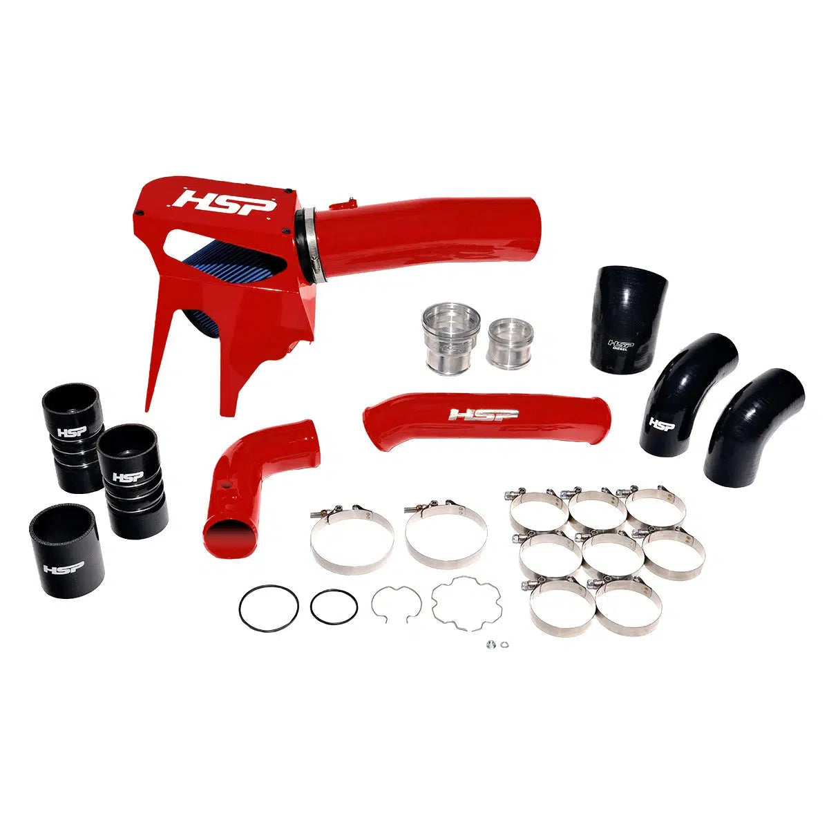 2020-2022 Powerstroke Intake & Intercooler Bundle Kit (HSP-P-493-3-HSP)-Intercooler Kit-HSP Diesel-HSP-P-493-3-HSP-BR-Dirty Diesel Customs