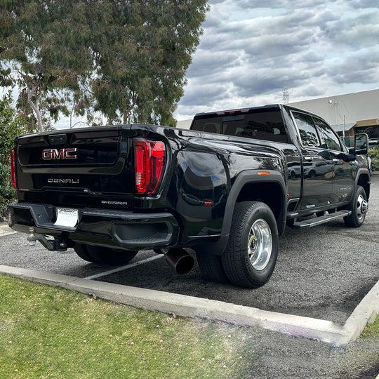 2020-2023 Duramax 5" DRW Monster Exhaust Cerakote Black Tip - No Muffler (49809-B)-Filter Back Exhaust System-Banks Power-Dirty Diesel Customs