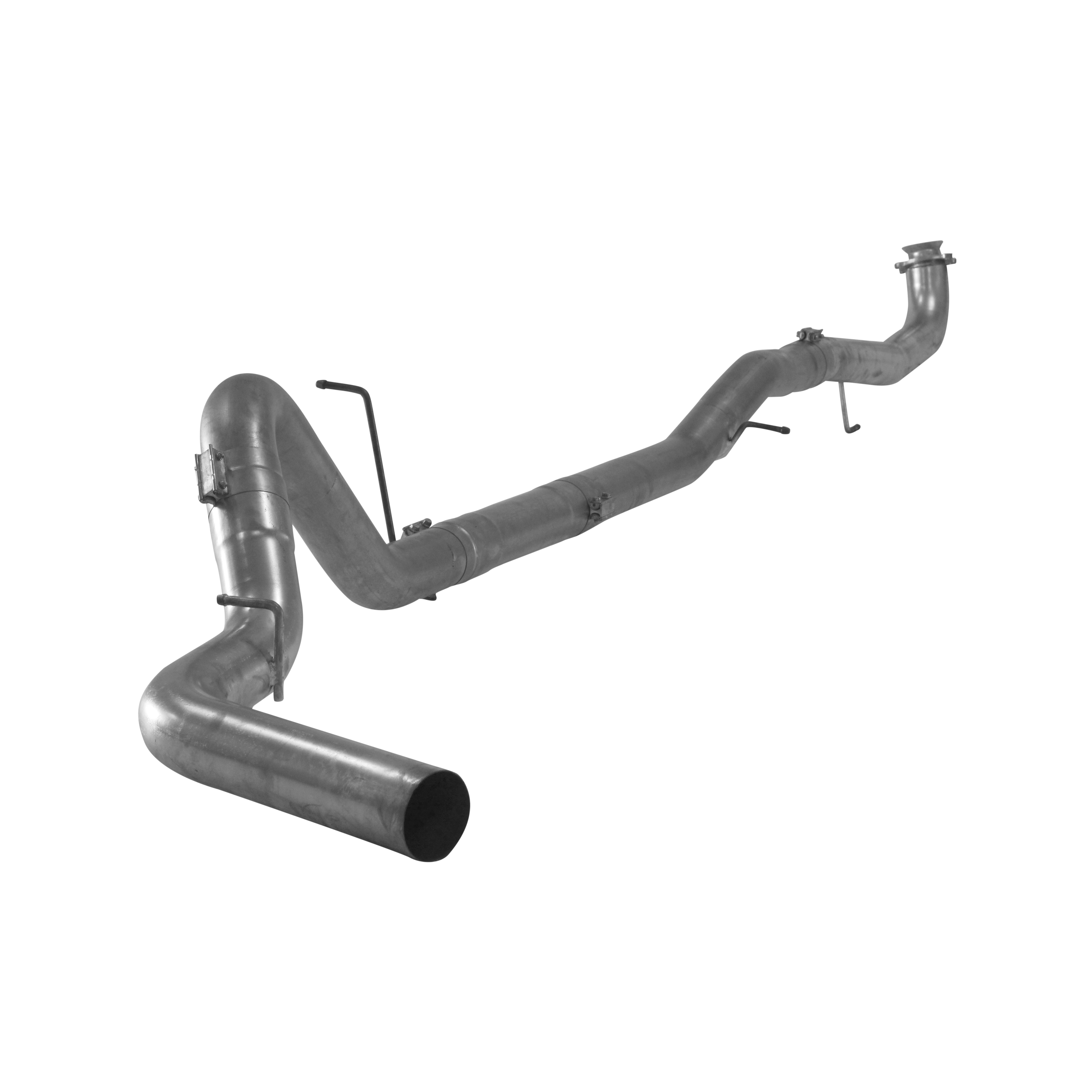 2020-2023 Duramax 5" Downpipe Back Exhaust - No Muffler (FLO-20151NM)-Downpipe Back Exhaust System-Flo-Pro-Dirty Diesel Customs