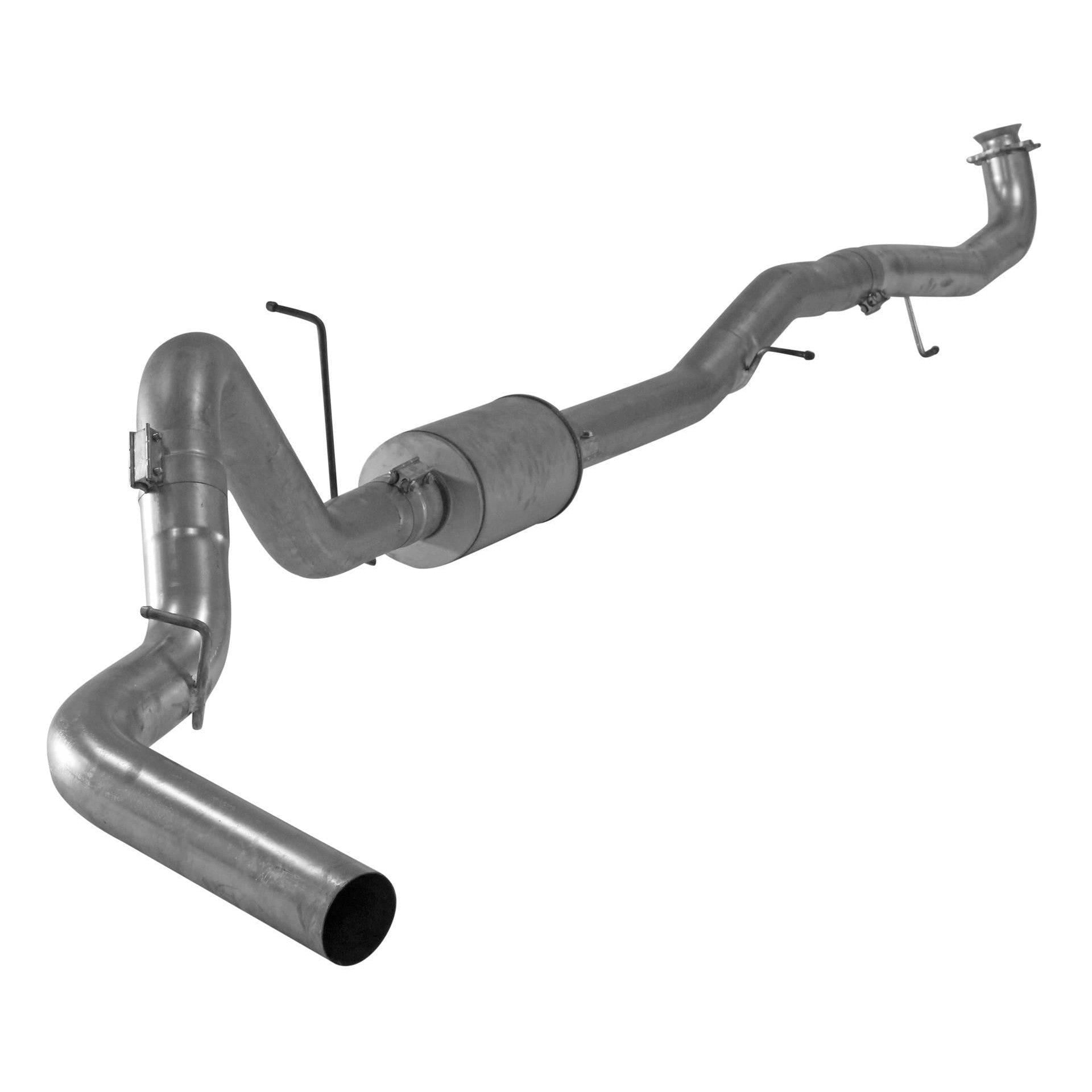 2020-2023 Duramax 5" Downpipe Back Exhaust w/Muffler SS (FLO-SS20151)-Downpipe Back Exhaust System-Flo-Pro-Dirty Diesel Customs