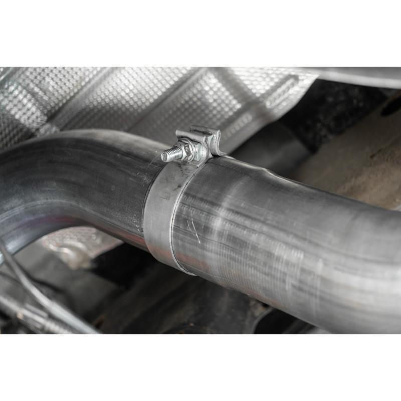 2020-2024 Duramax Installer Series 4" SS Filter Back Exhaust System - No Muffler (S6059AL)-Filter Back Exhaust System-MBRP-Dirty Diesel Customs