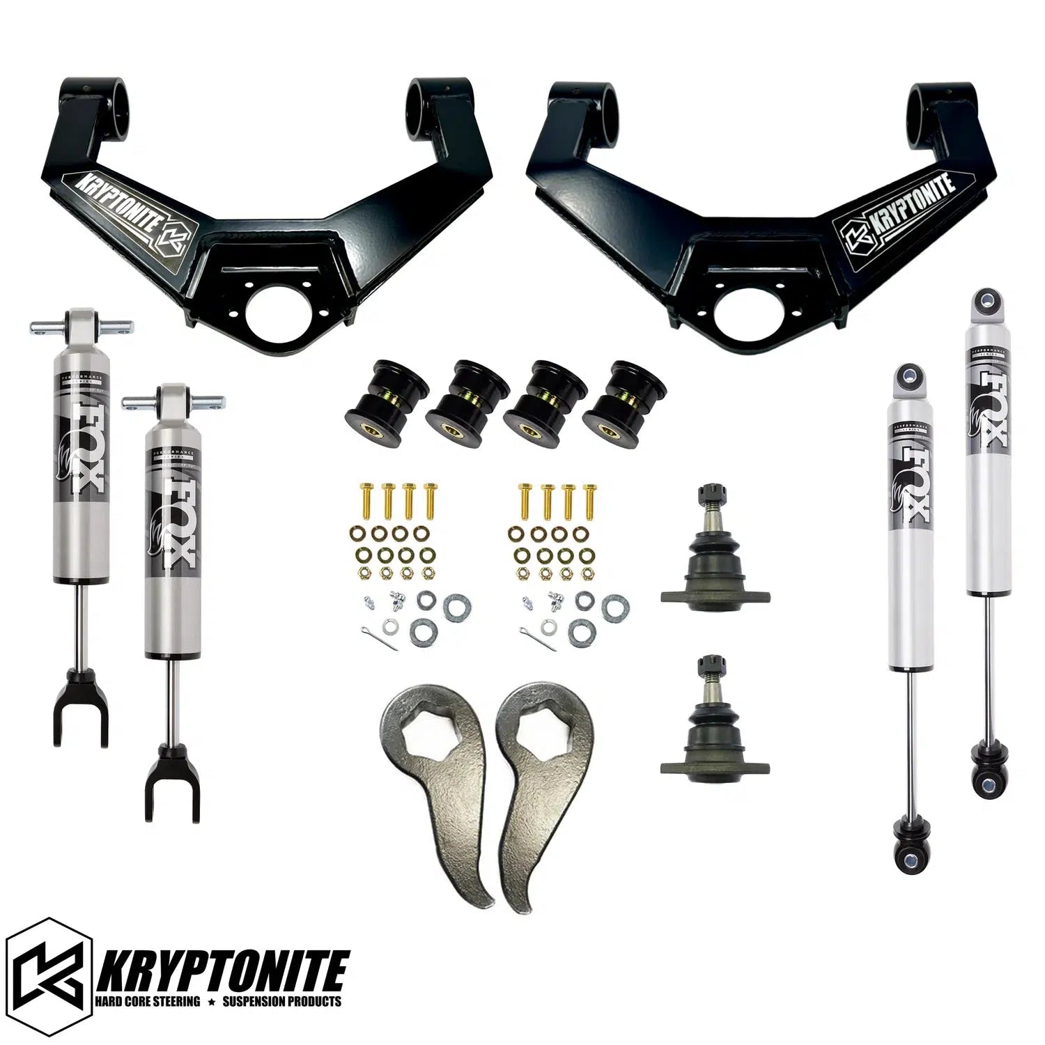 2020-2025 Duramax Stage 4 Levelling Kit w/ Fox Shocks (KR20STAGE4FOX)-Leveling Kit-KRYPTONITE-Dirty Diesel Customs