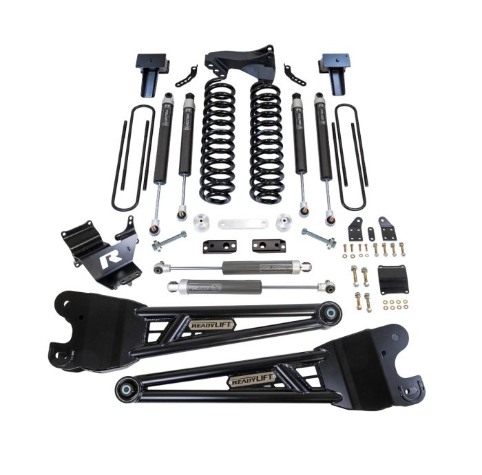 2023-2024 Powerstroke 4" Coil Spring Lift Kit w/ Radius Arms (49-23421)-Lift Kit-ReadyLift-49-23421-Dirty Diesel Customs