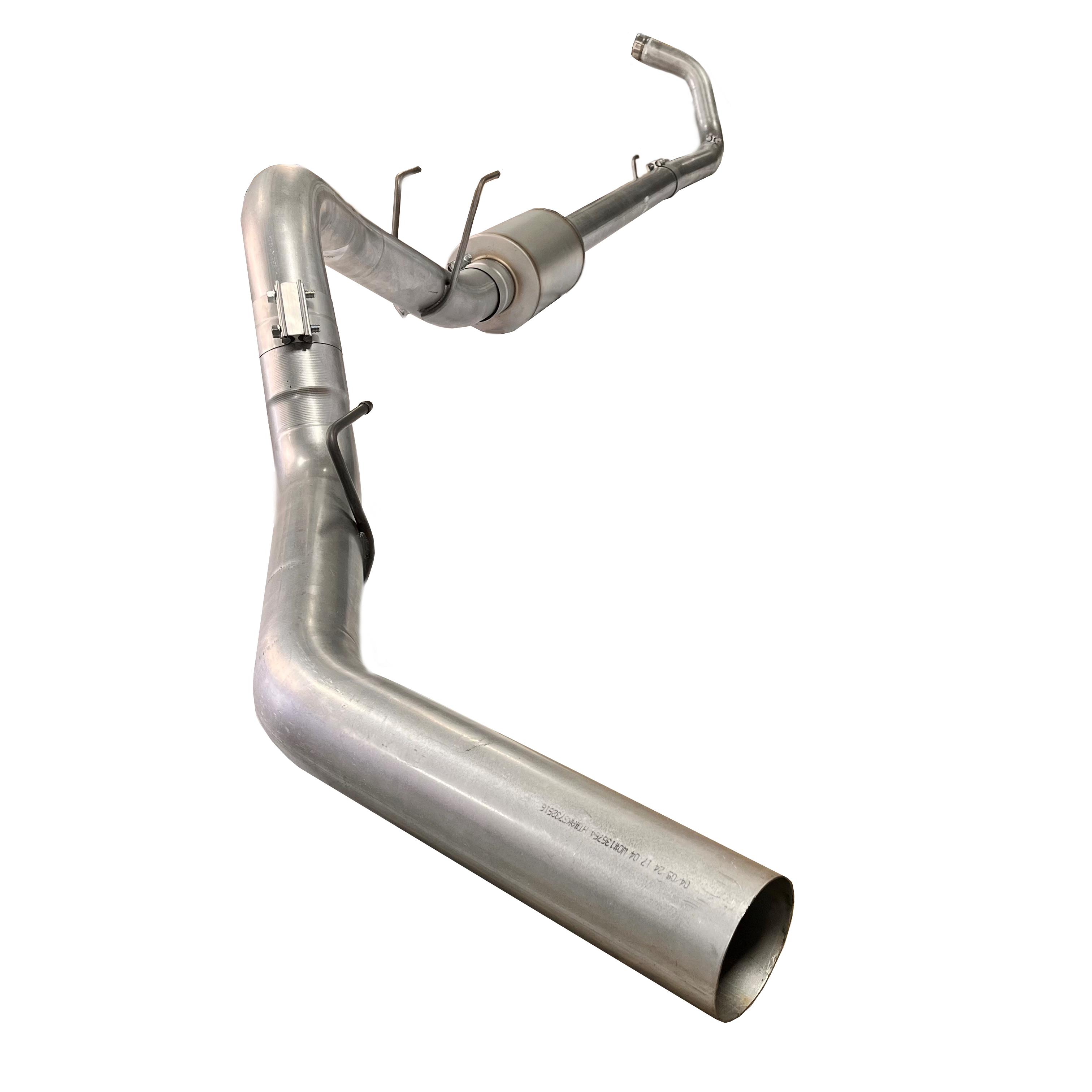 2023-2024 Powerstroke 4" Turbo Back Exhaust System w/ Muffler (421039)-Turbo Back Exhaust System-Flo-Pro-Dirty Diesel Customs