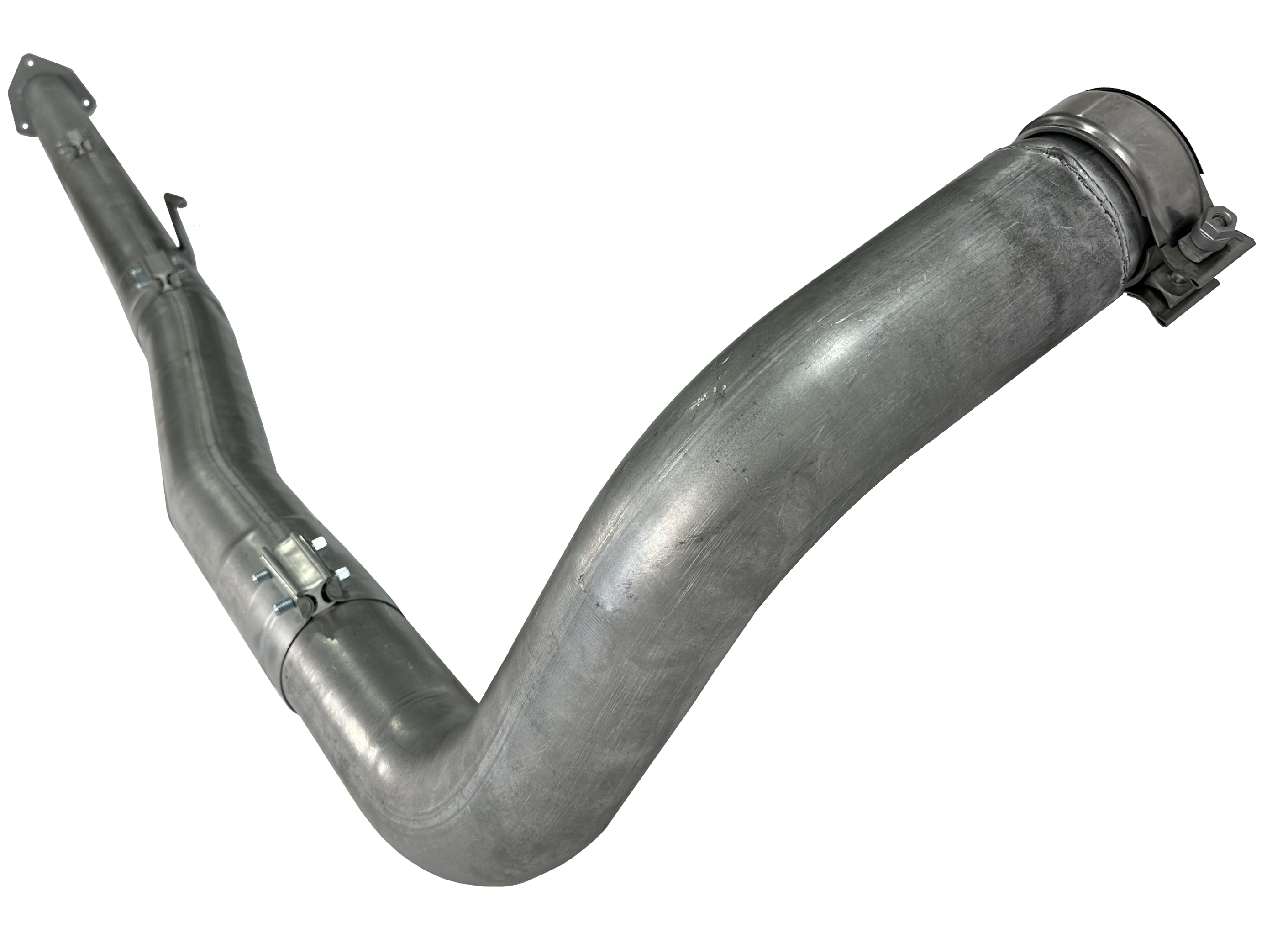 2023-2024 Powerstroke 4" Turbo Back Race Pipe - No Muffler (421042)-Delete Pipe-Flo-Pro-Dirty Diesel Customs