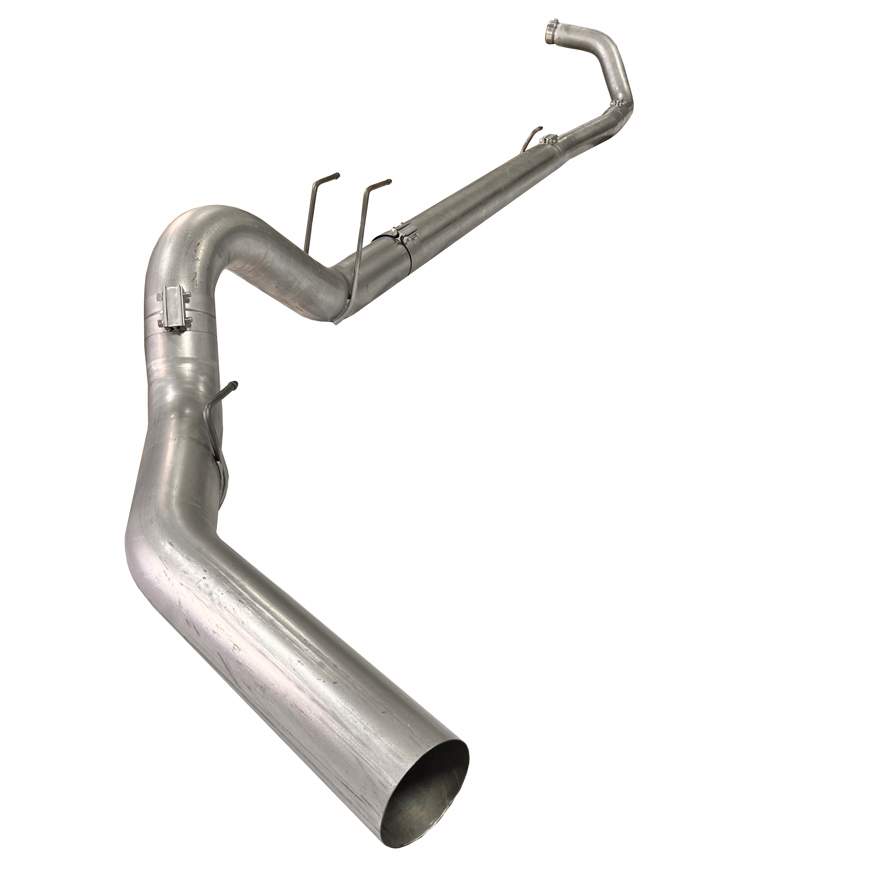 2023-2024 Powerstroke 5" Turbo Back Exhaust System - No Muffler (521037)-Turbo Back Exhaust System-Flo-Pro-Dirty Diesel Customs